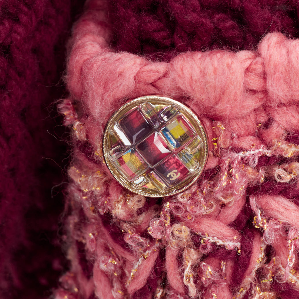 Women's Chanel Runway cashmere tweed 4 pockets cardigan