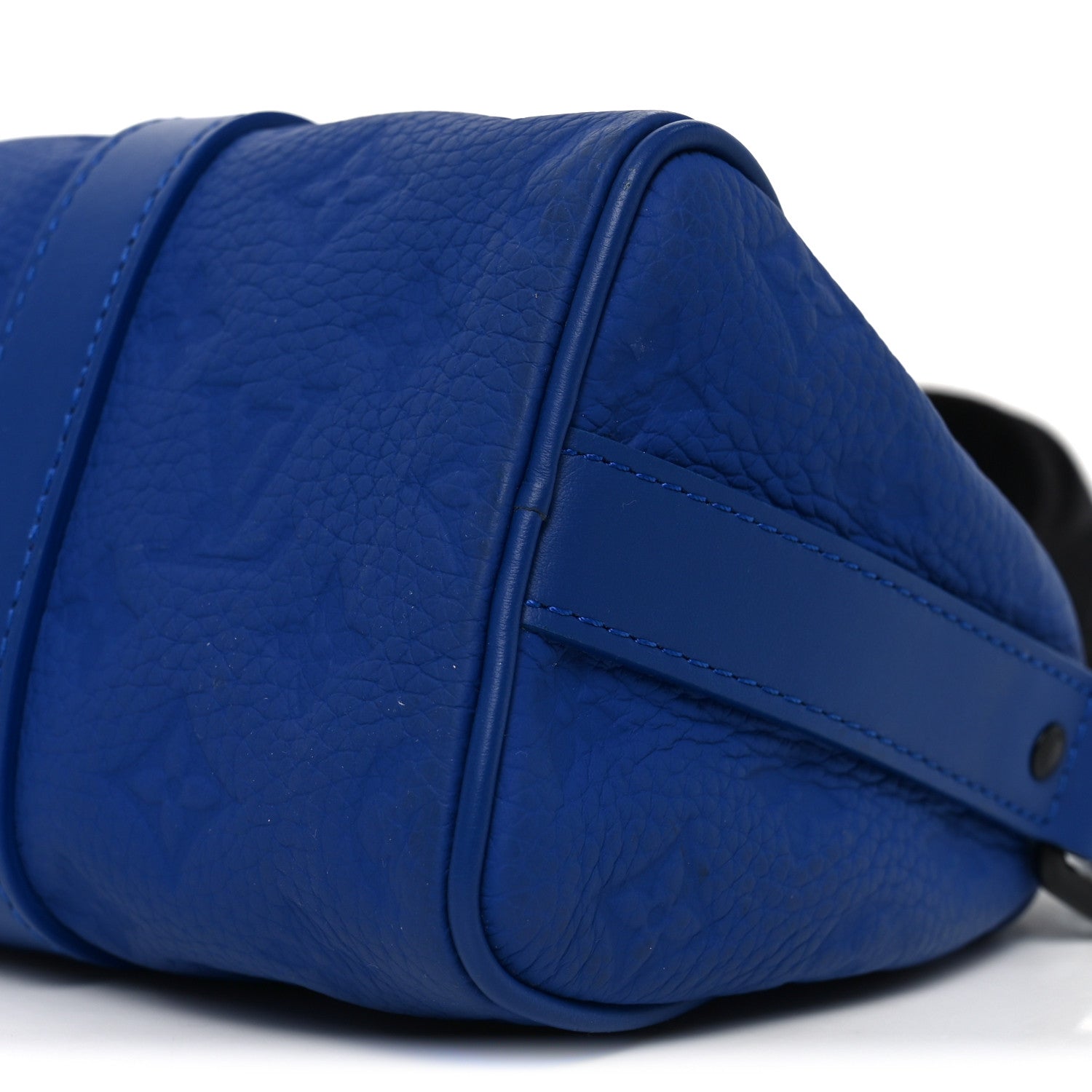 Monogram Taurillon Keepall Bandouliere 25 Racing Blue