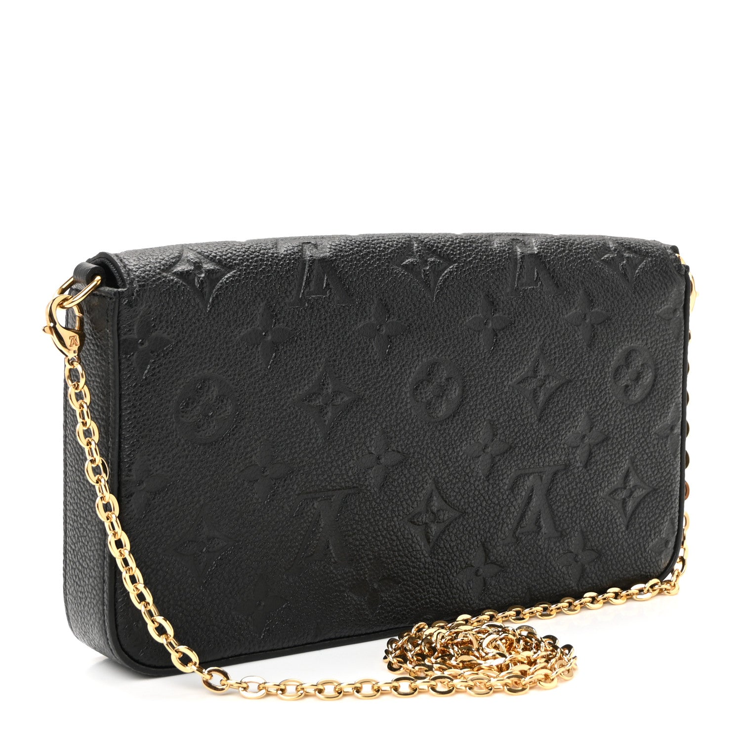 Empreinte Pochette Felicie Chain Wallet Black