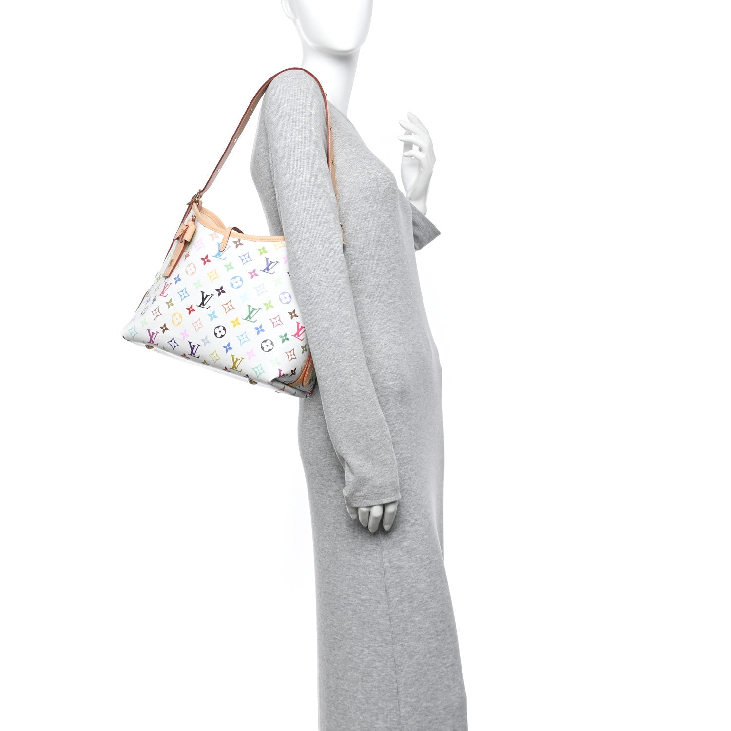 LV X TM Monogram Multicolor CarryAll PM White