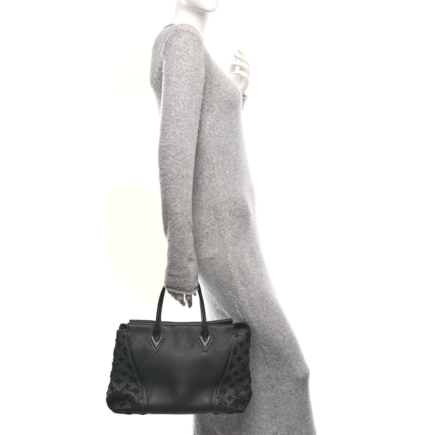 Veau Cachemire Tote W PM Black