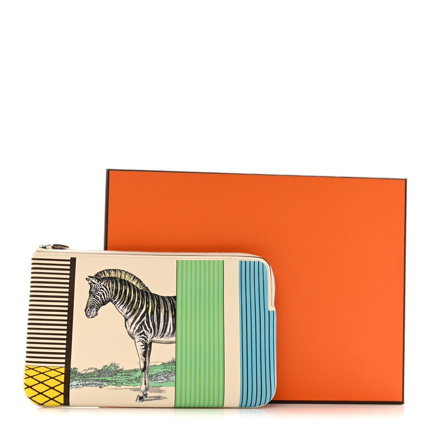 Swift Grand Theatre Nouveau Carre Long Pocket Pouch Nata Multicolor