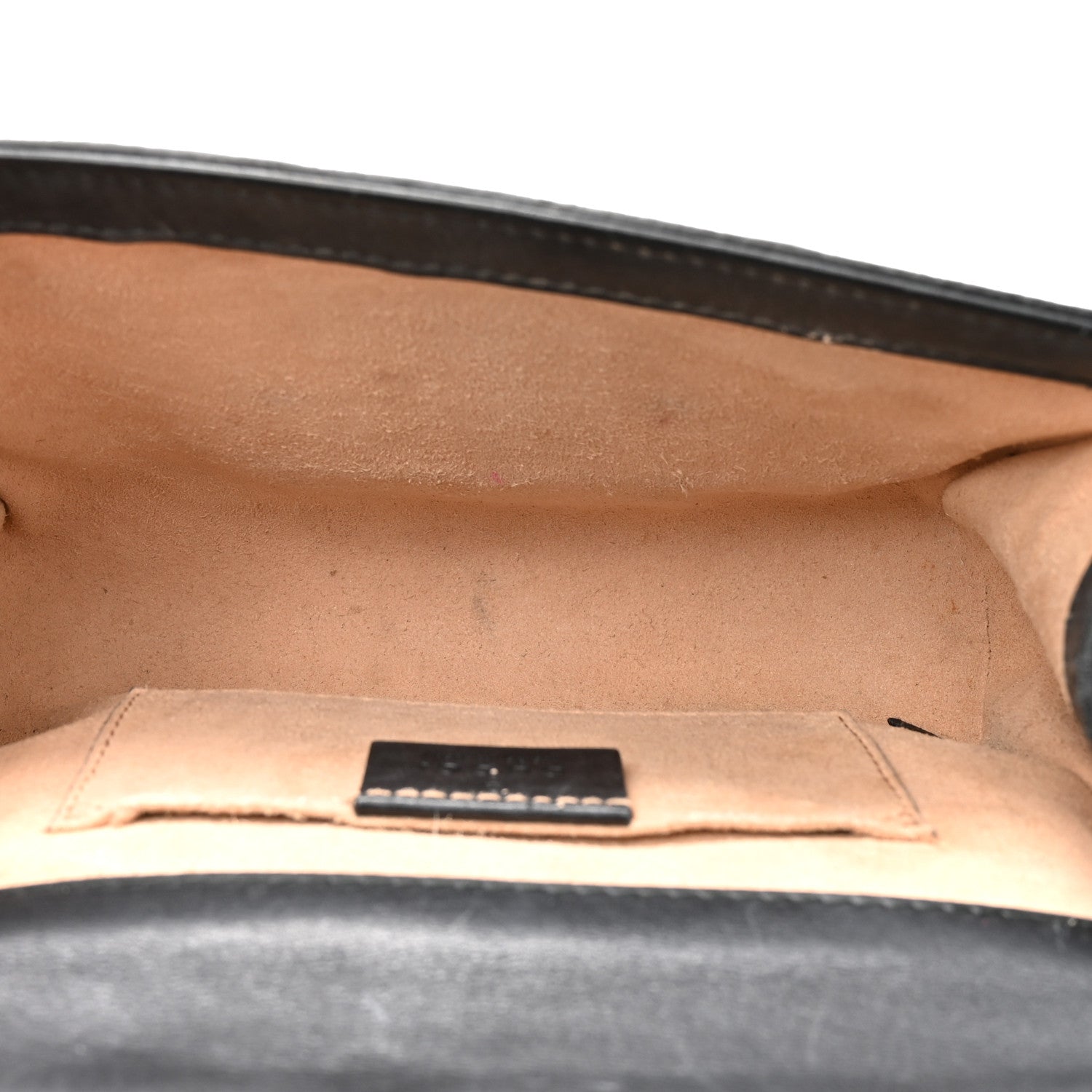 GG Supreme Monogram Bees Small Padlock Shoulder Bag Black
