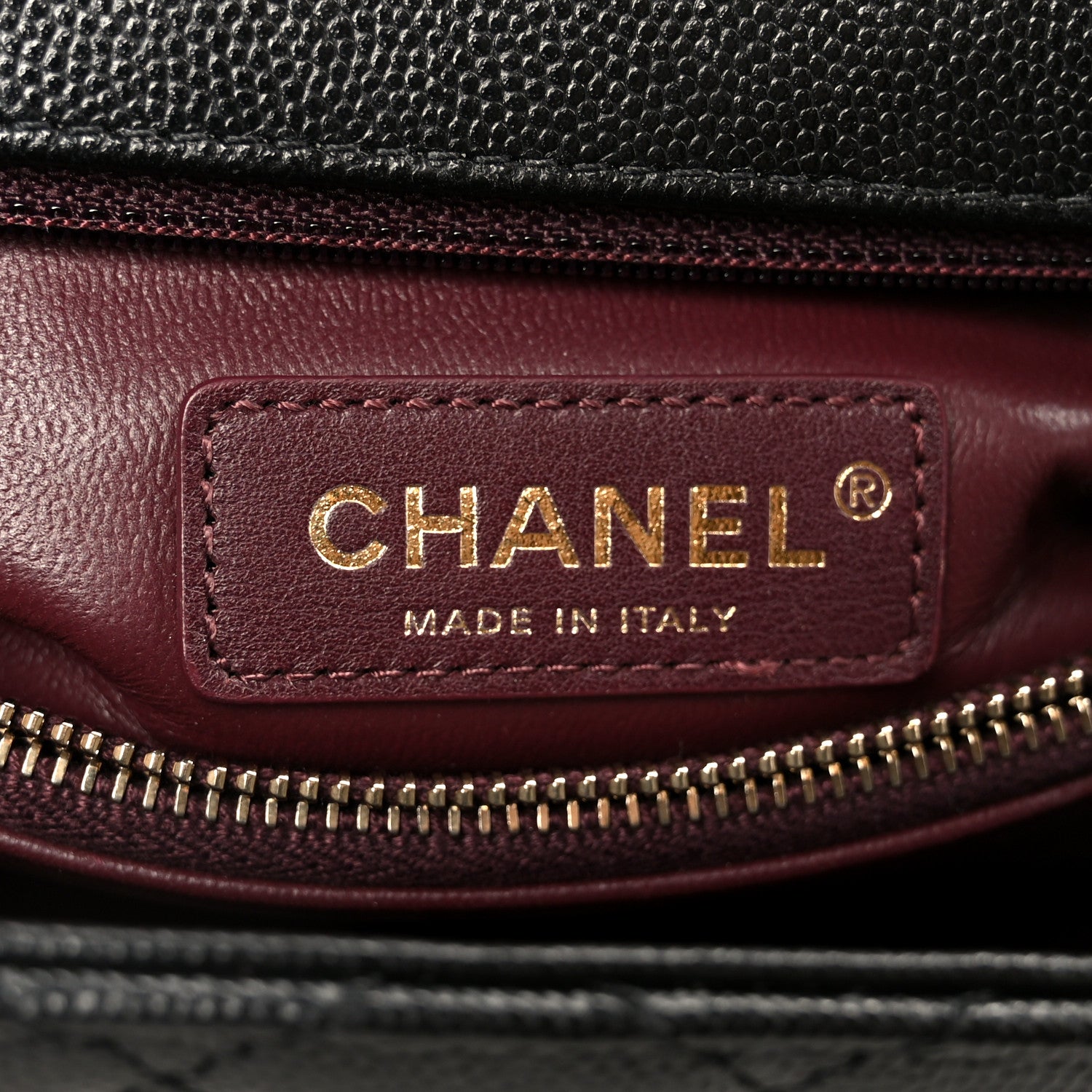 Caviar Quilted Small Coco Handle Flap Black