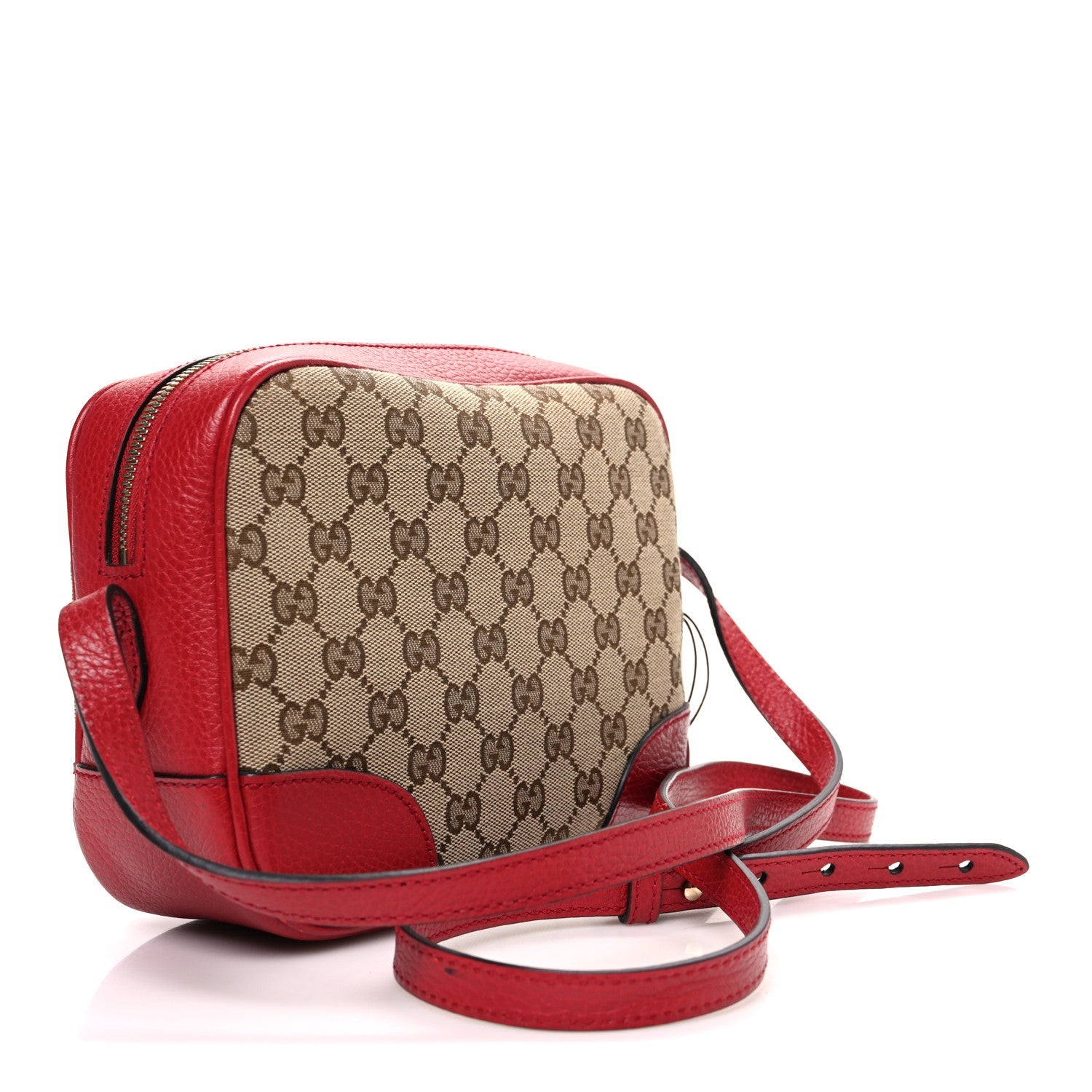 Monogram Mini Bree Messenger Bag Red