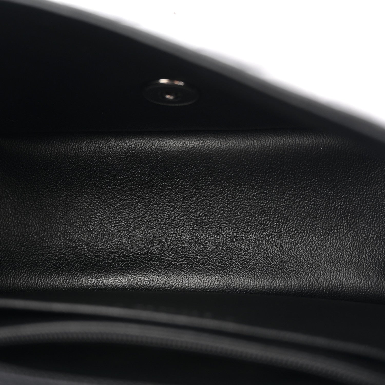 Lambskin Quilted Mini Square Flap Black