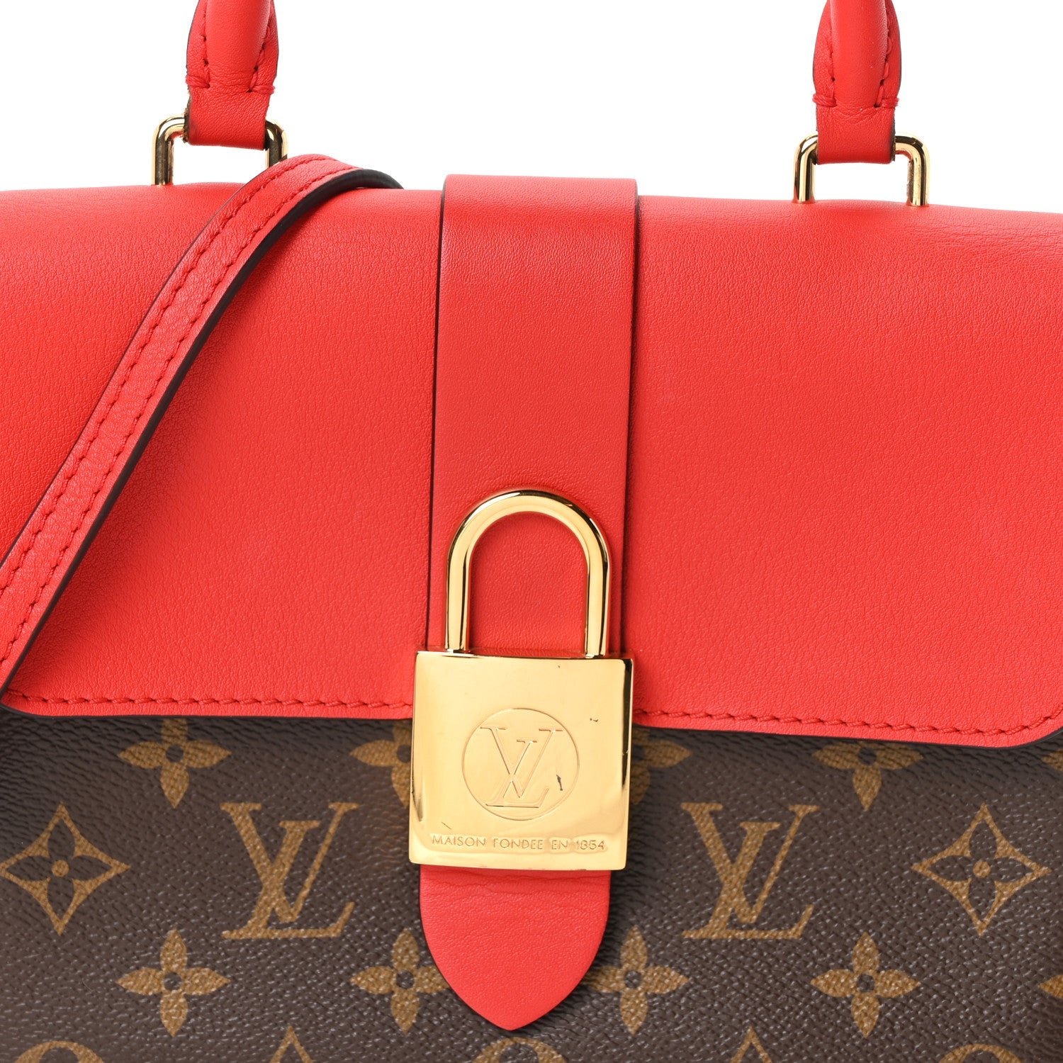 Monogram Locky BB Coquelicot