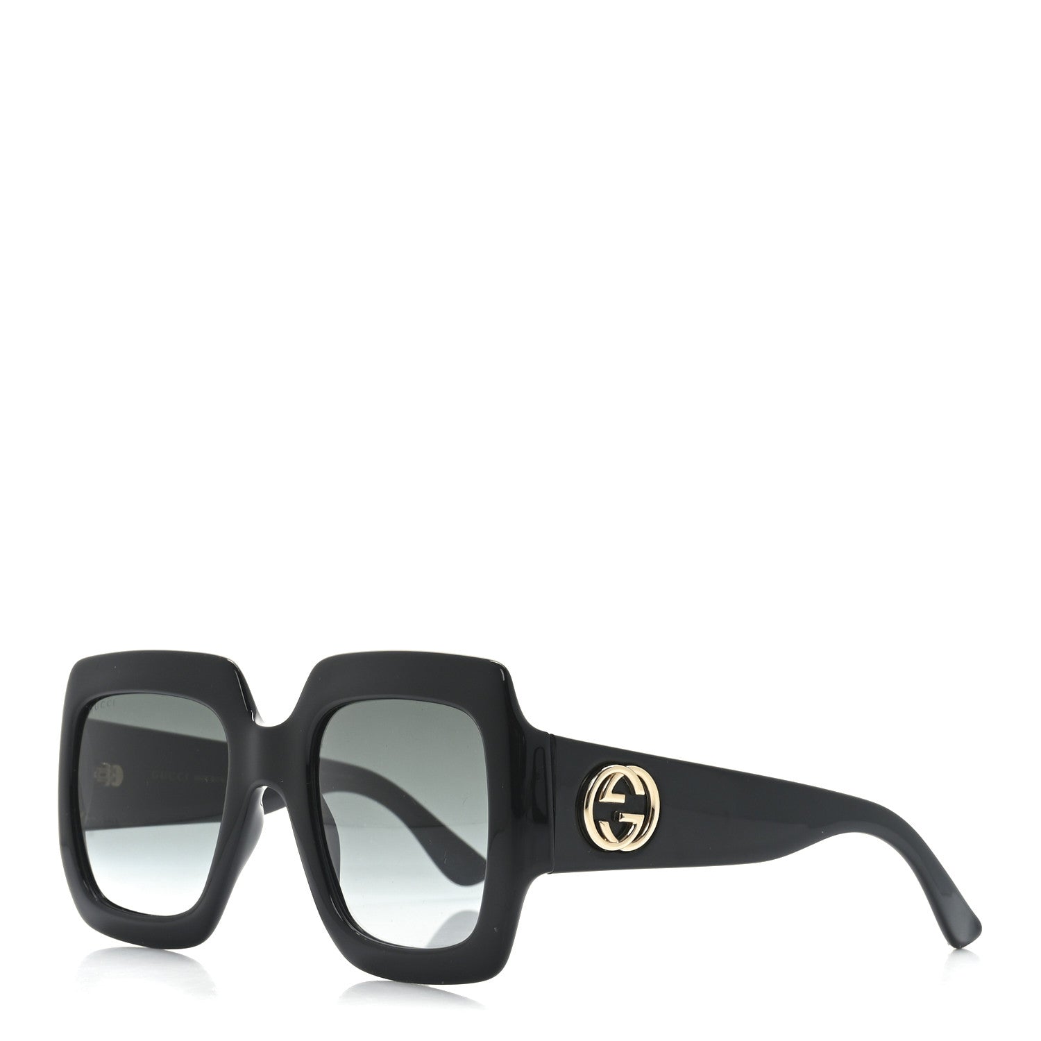 Acetate Square Frame Sunglasses GG0053S Black