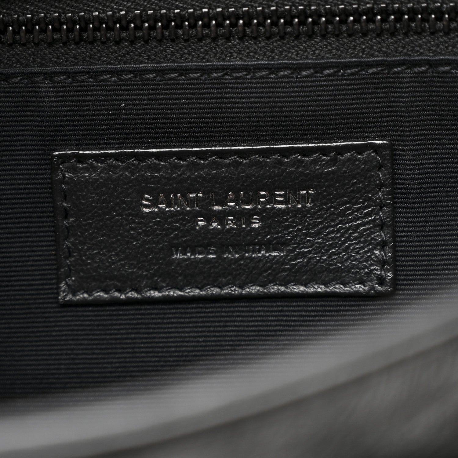Crinkled Calfskin Matelasse Monogram Medium Niki Chain Satchel Black