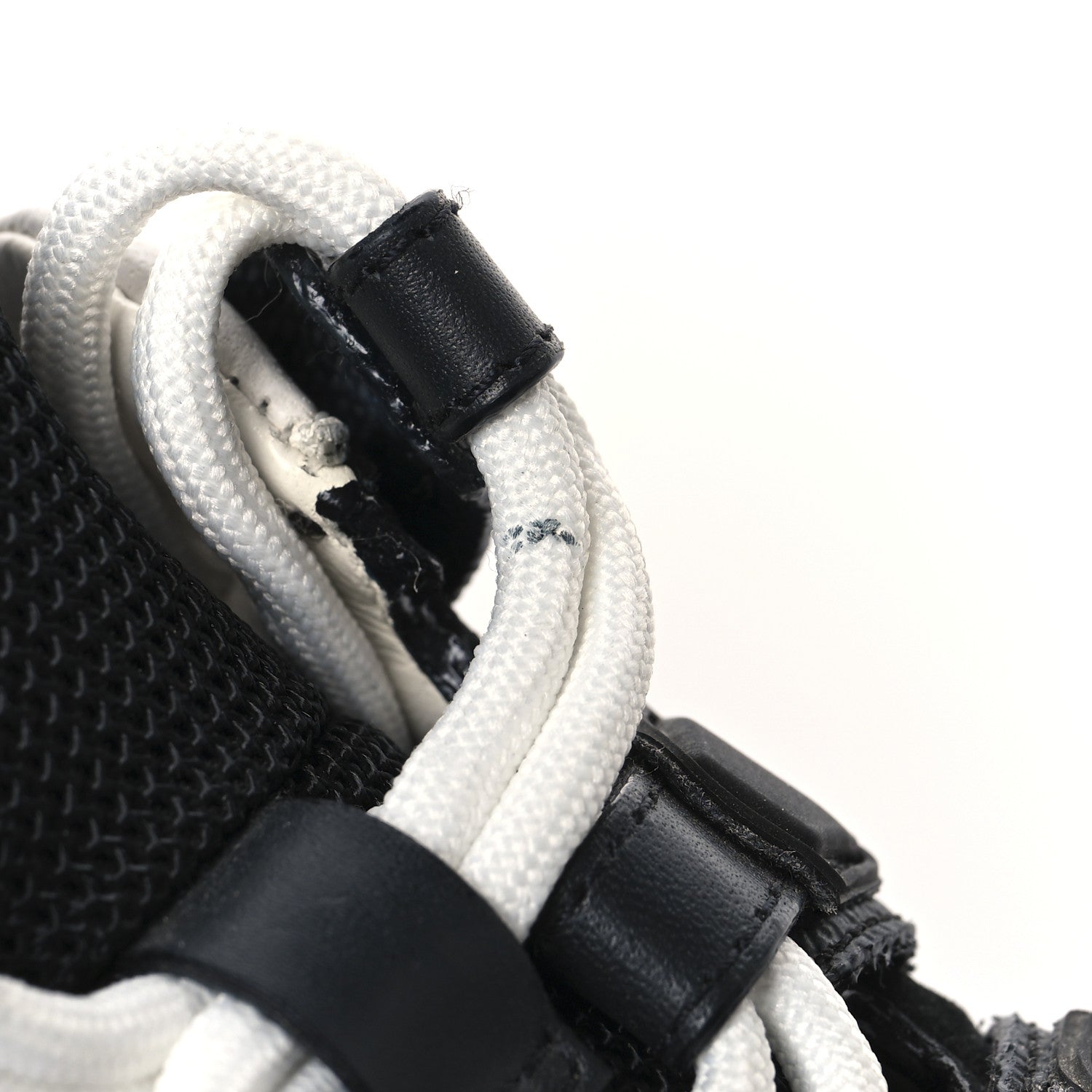 Calfskin Technical Nylon Damier Graphite LV Archlight Sneakers 36 Black White