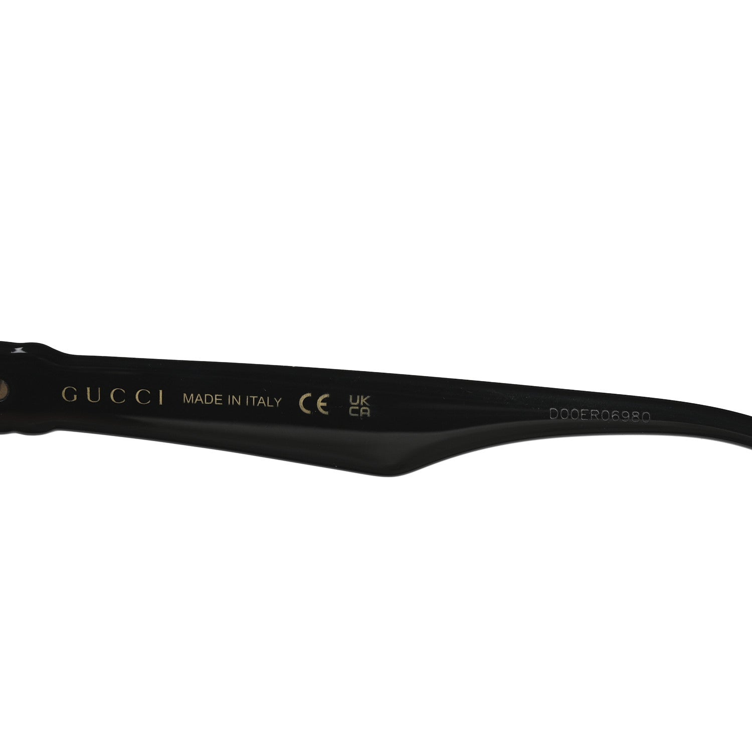 Acetate Rectangle Frame Sunglasses GG1534S Black