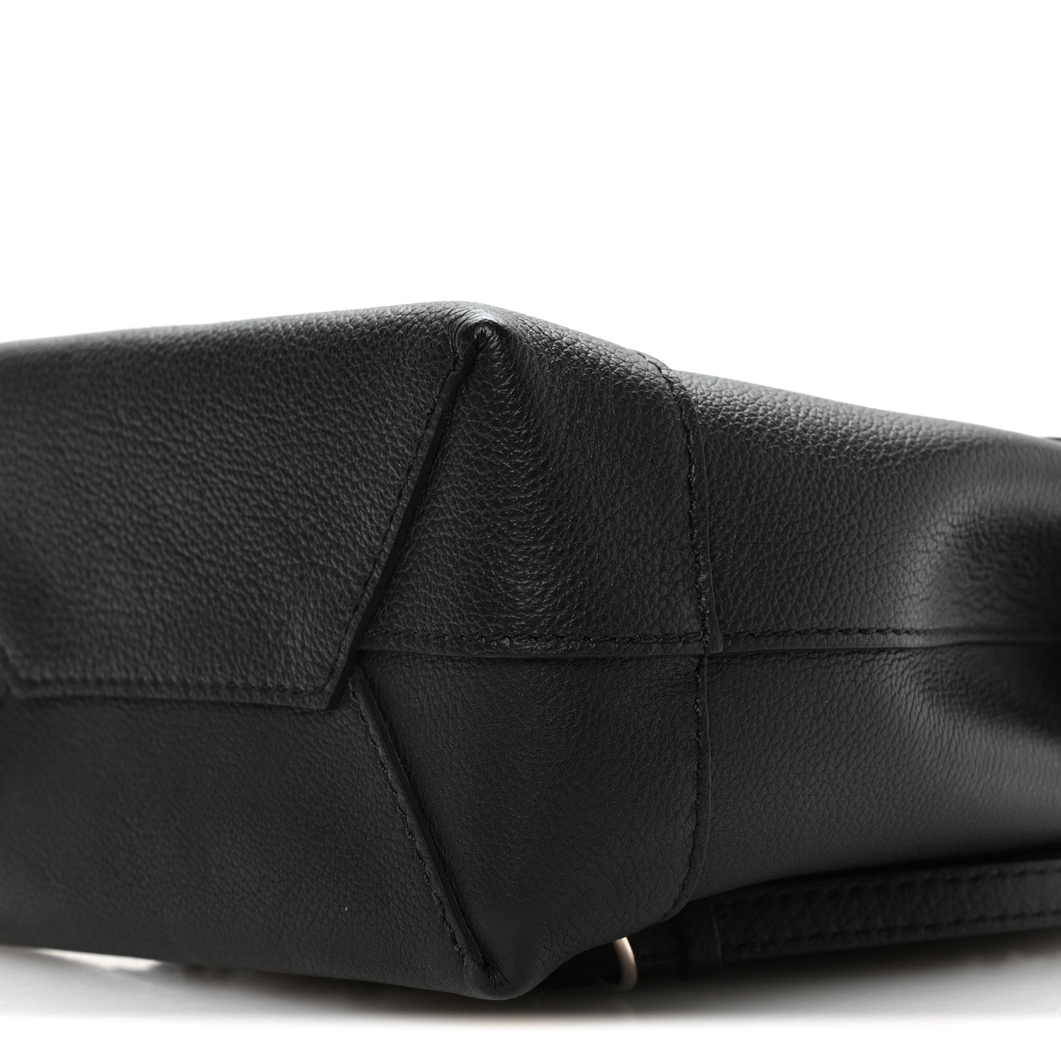 Calfskin Lockme Mini Backpack Black