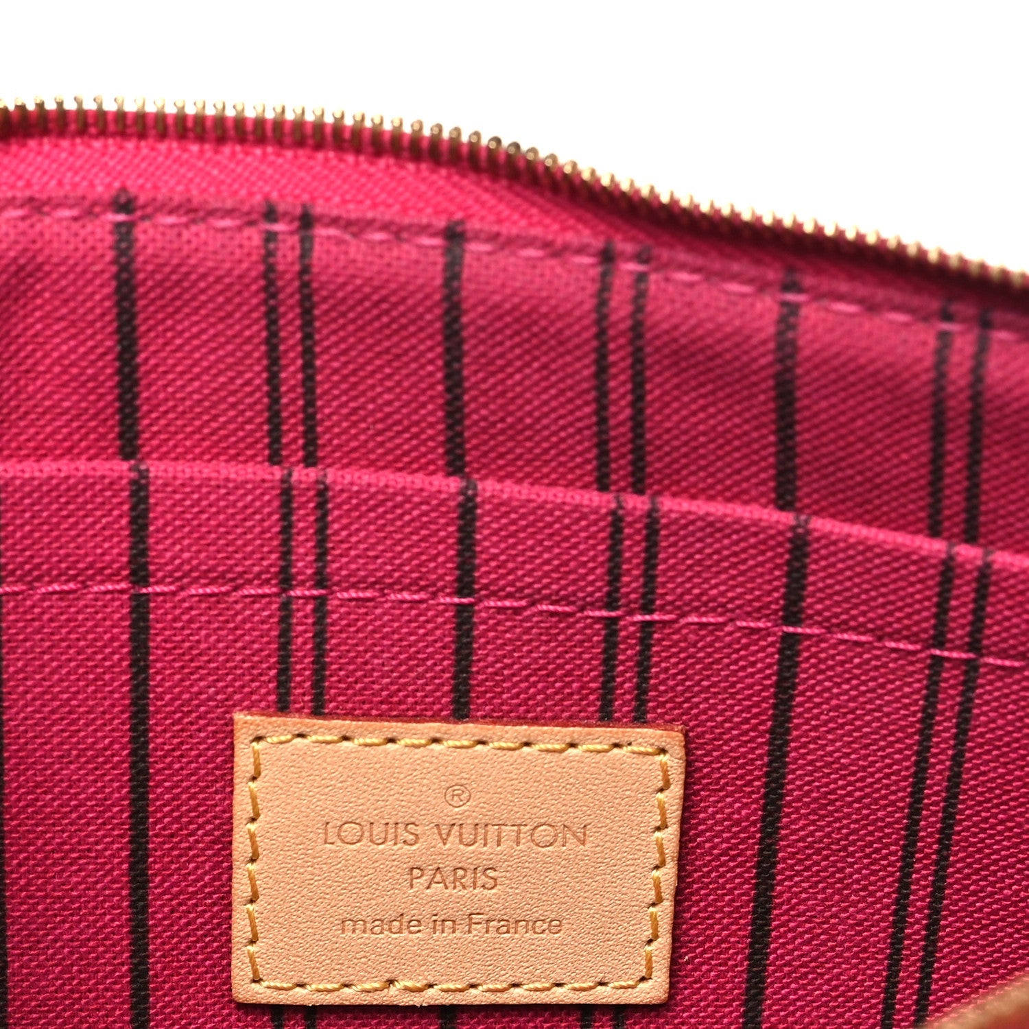 Monogram Neverfull MM GM Pochette Pivoine