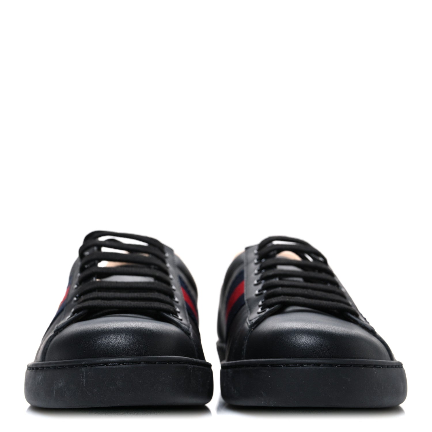 Miro Soft Calfskin Laminated Ayers Web Bee Embroidered Mens Ace Sneakers 6 Black Red Flame Night