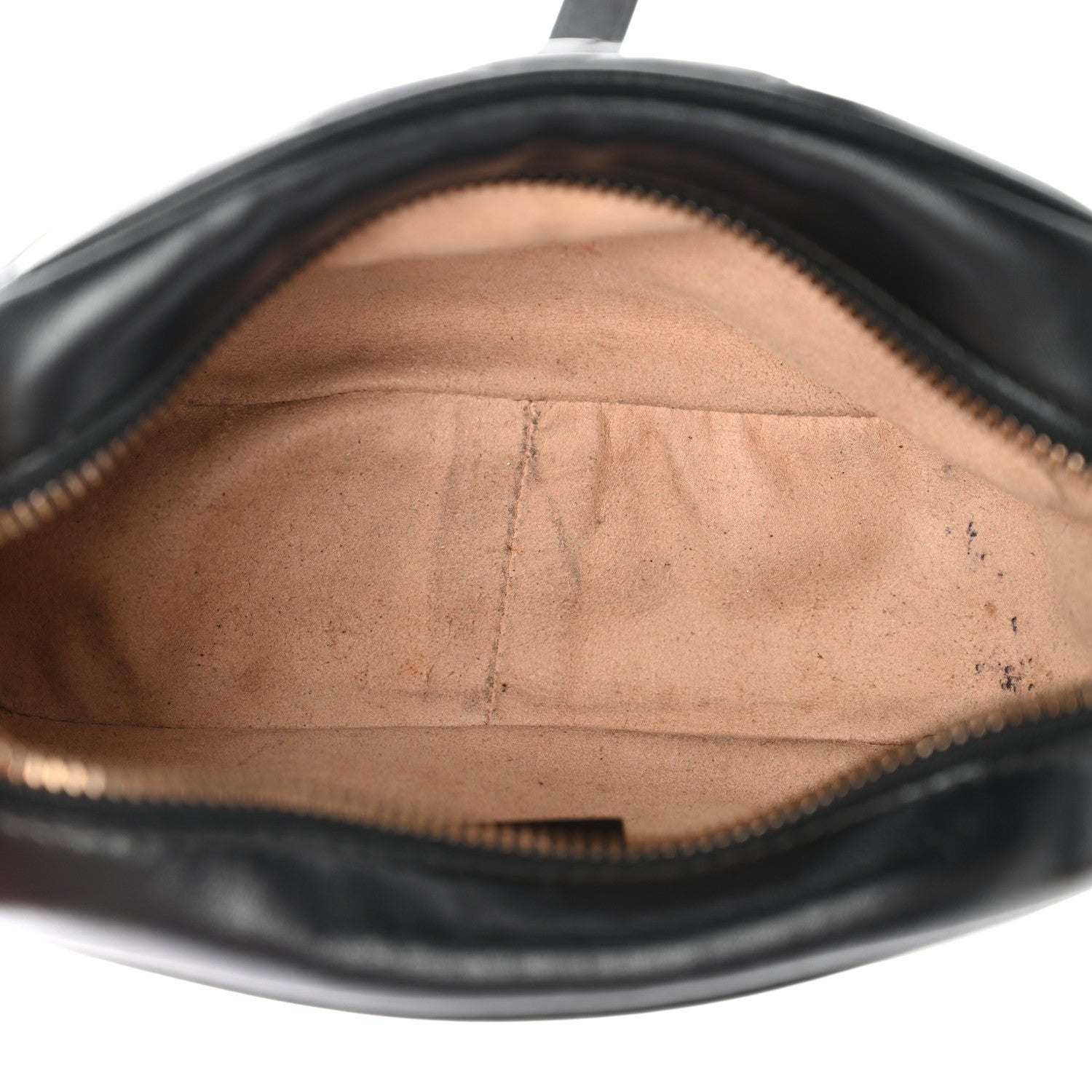 Calfskin Matelasse Mini GG Marmont Chain Shoulder Bag Black