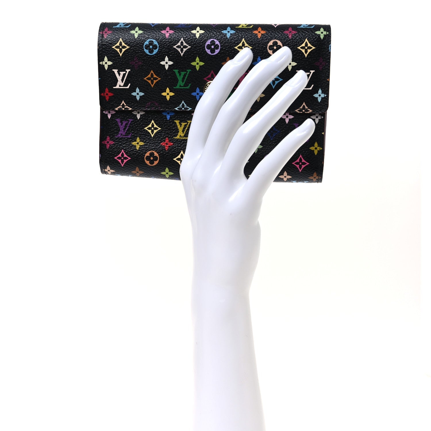 Monogram Multicolor Alexandra Wallet Black