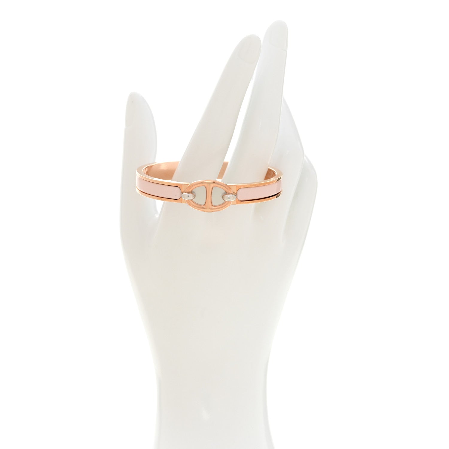 Enamel Mini Clic Chaine d'Ancre Bracelet PM Rose Candeur
