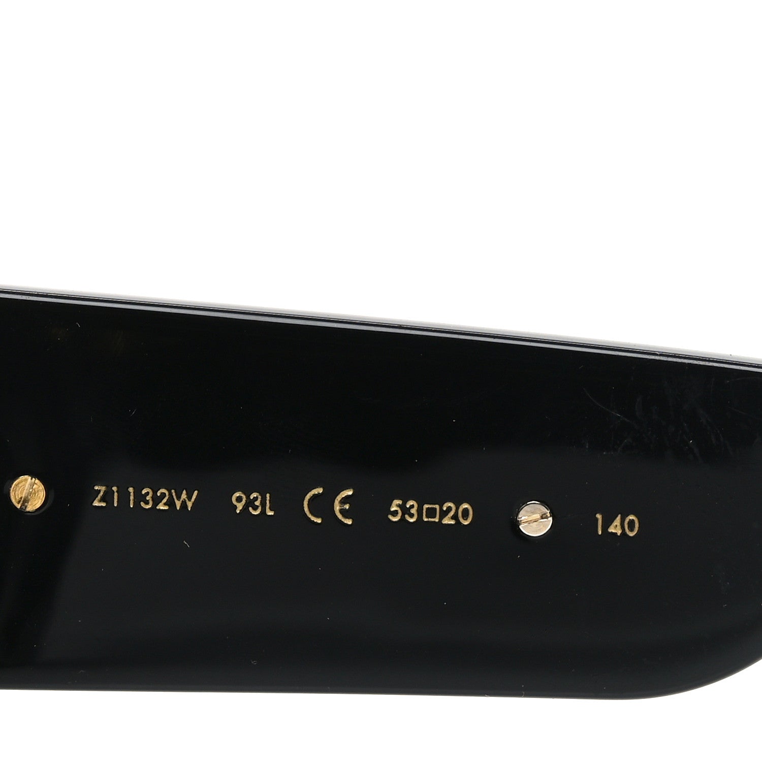 Acetate Paris Texas Sunglasses Z1132W Black