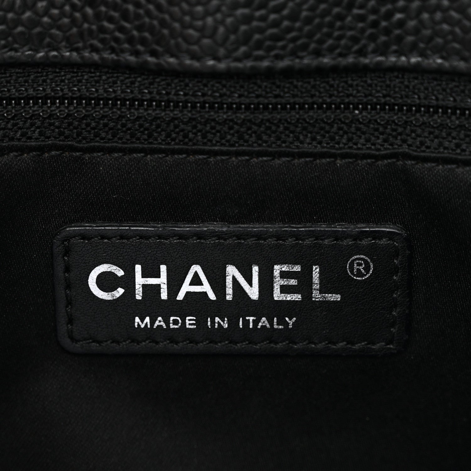 Caviar Quilted Grand Shopping Tote GST Black