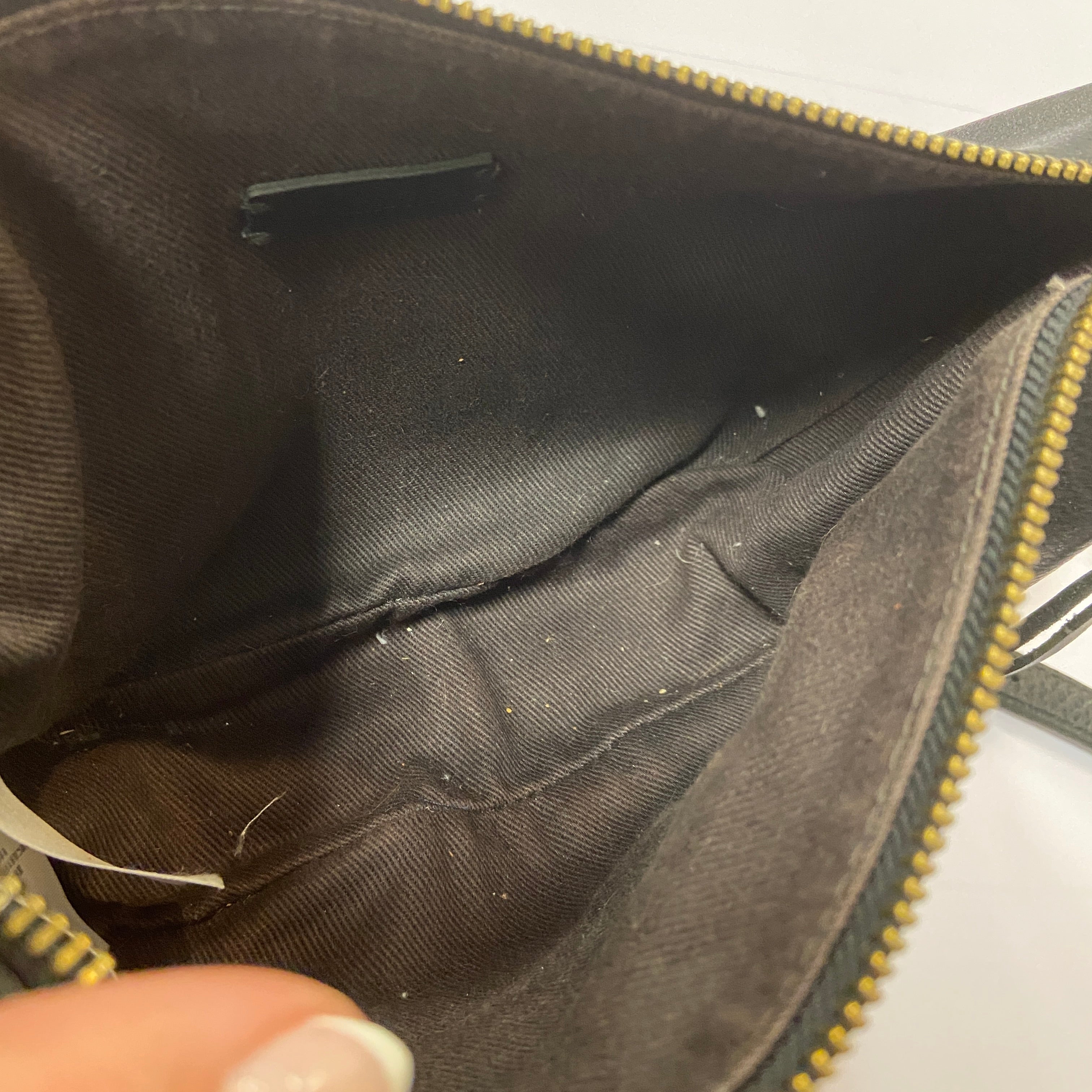 Handbag Leather By Madewell, Size: Small