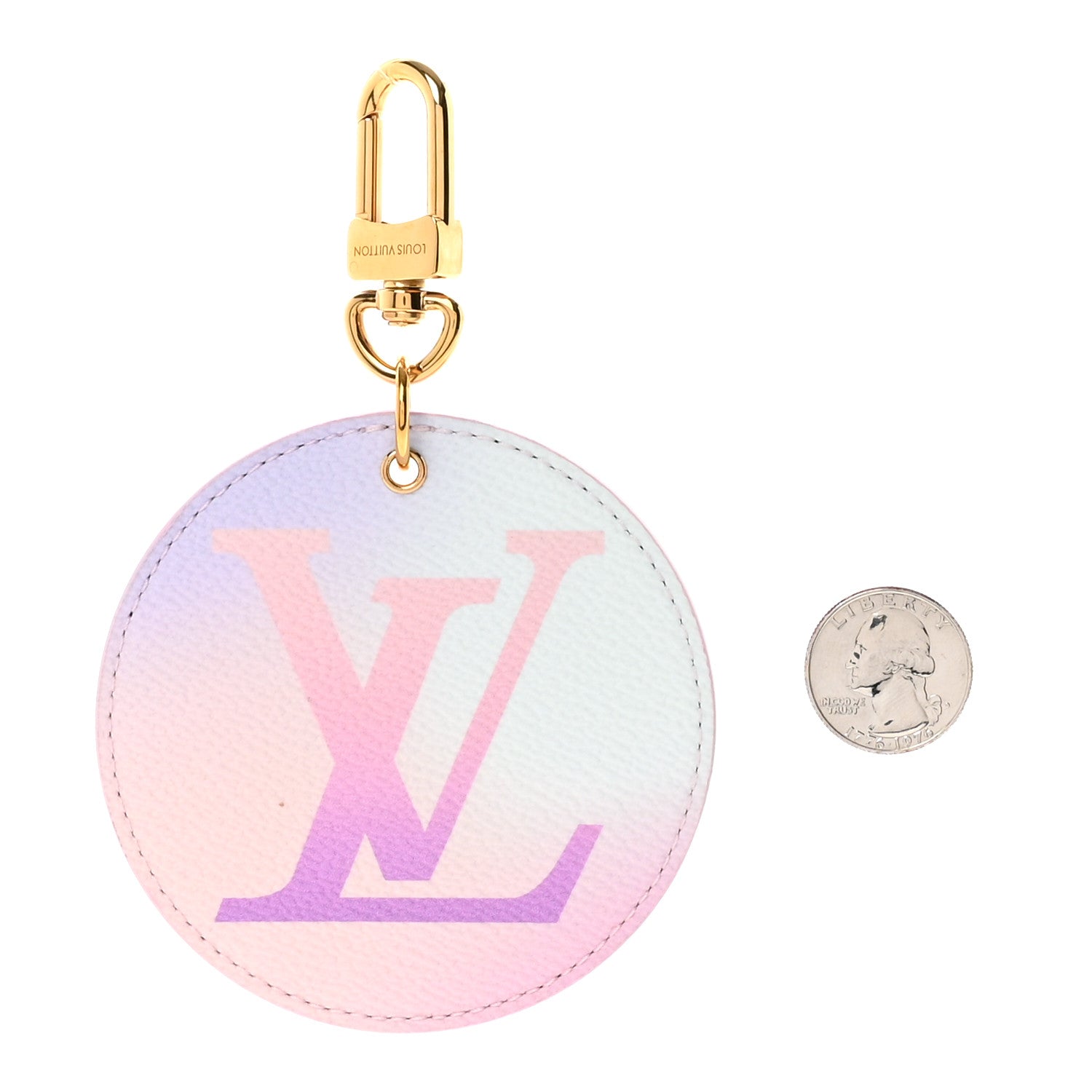 Monogram Giant Spring In The City Bag Charm Key Holder Sunrise Pastel