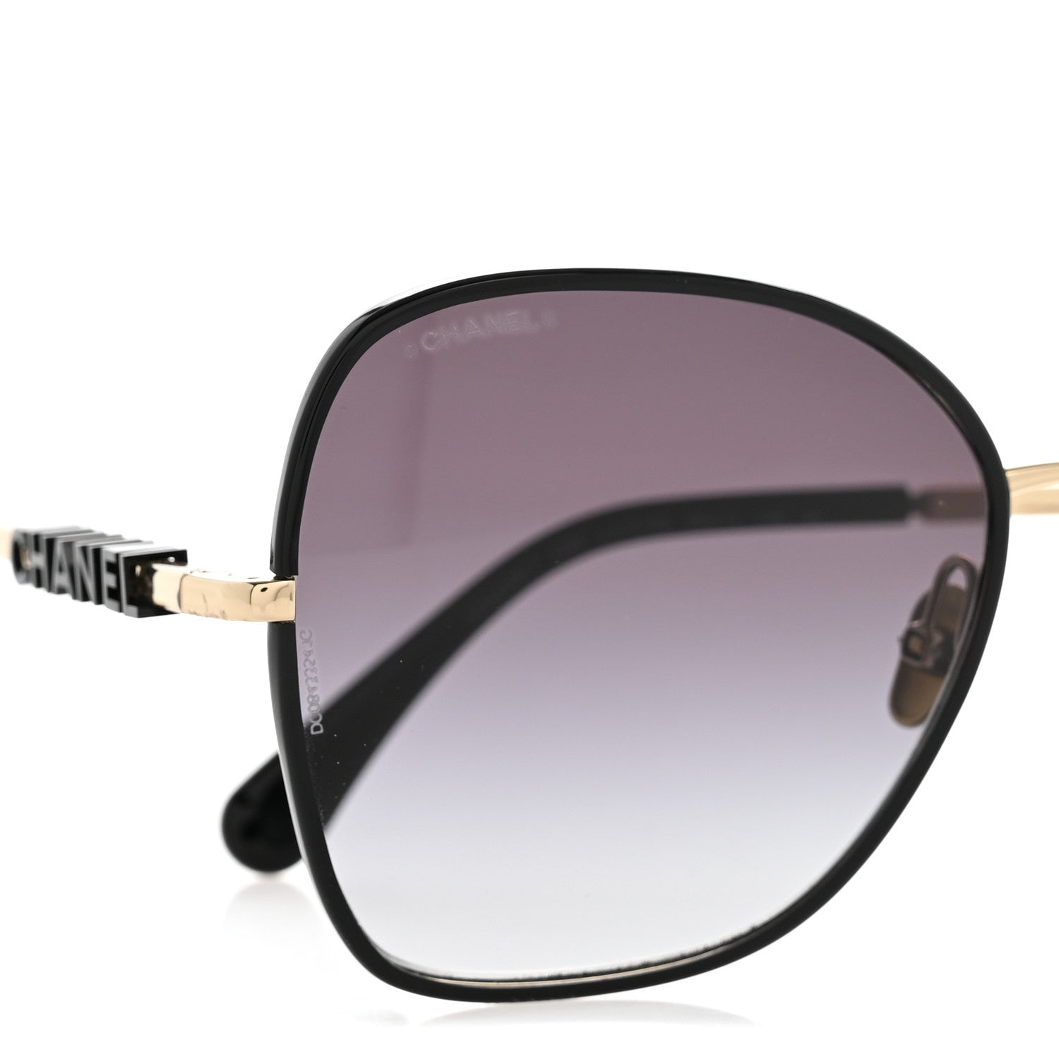 Metal Butterfly Sunglasses 4283 Black