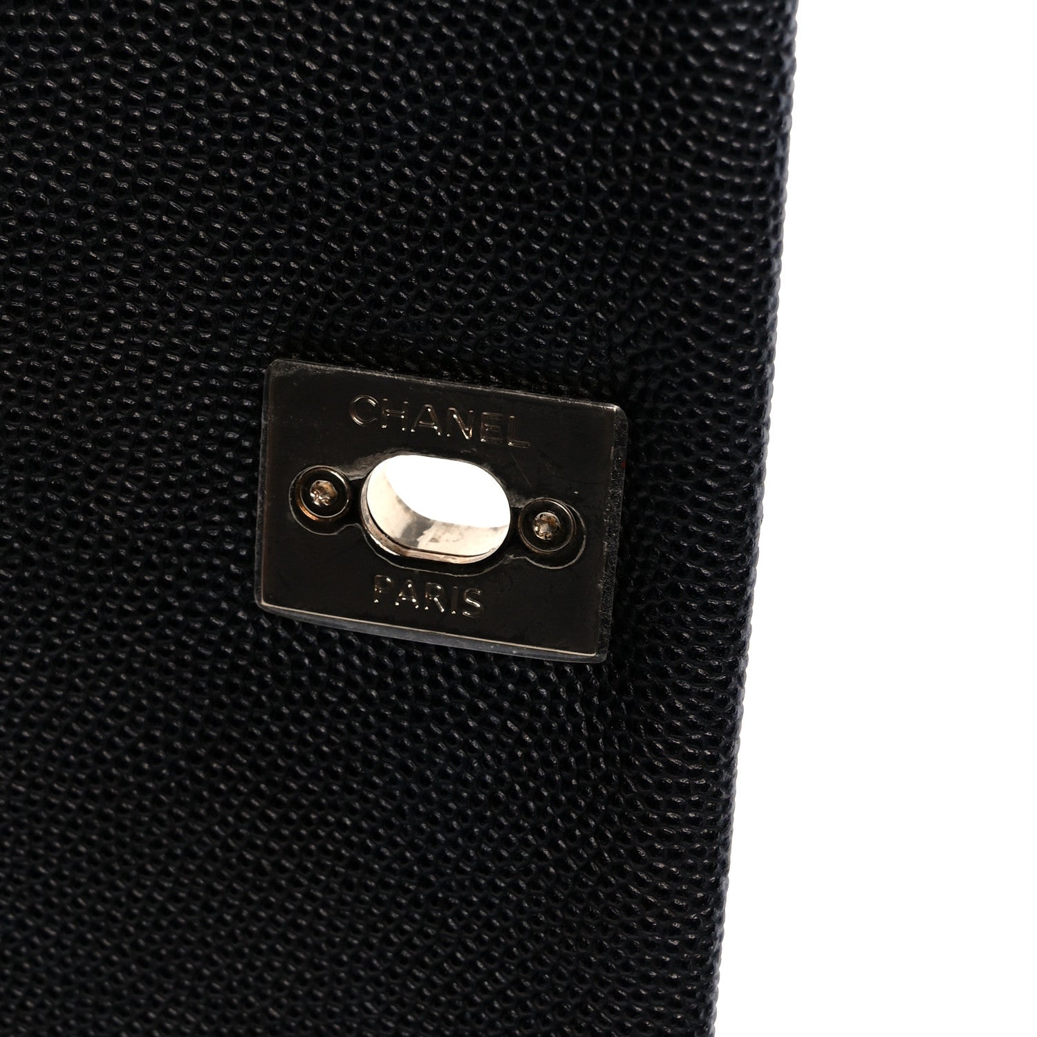 Caviar Quilted Mini Coco Handle Flap Black