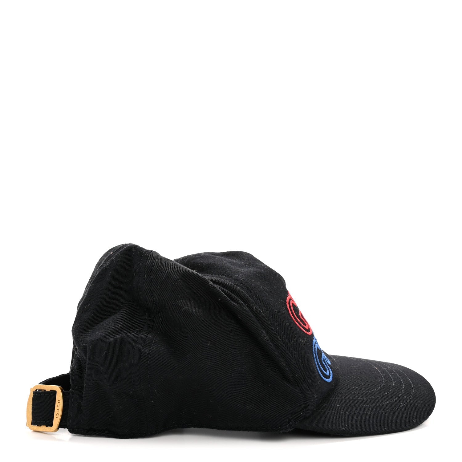 Cotton Embroidered Baseball Hat S Blue Red White