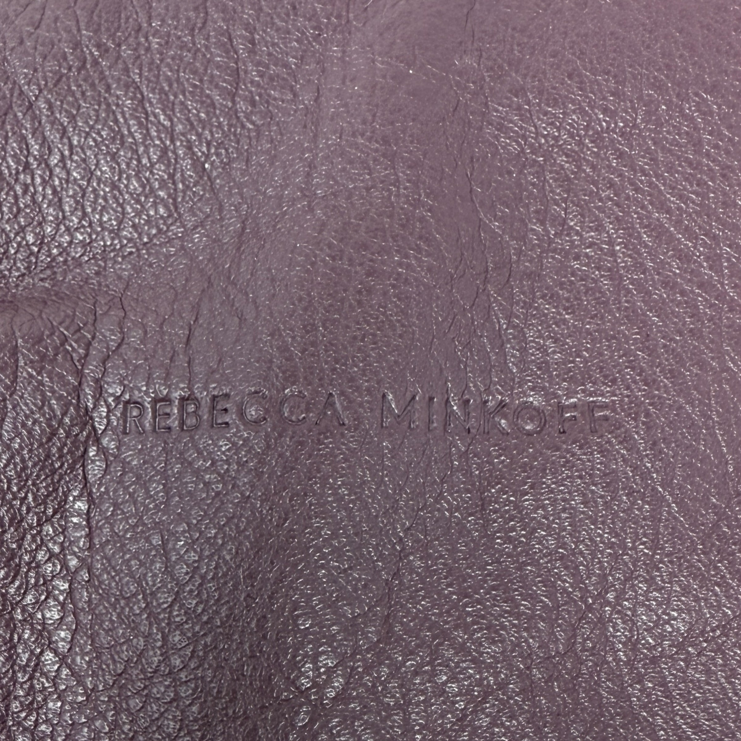 M.A.B. Leather Hobo In Malbec Designer By Rebecca Minkoff, Size: Medium