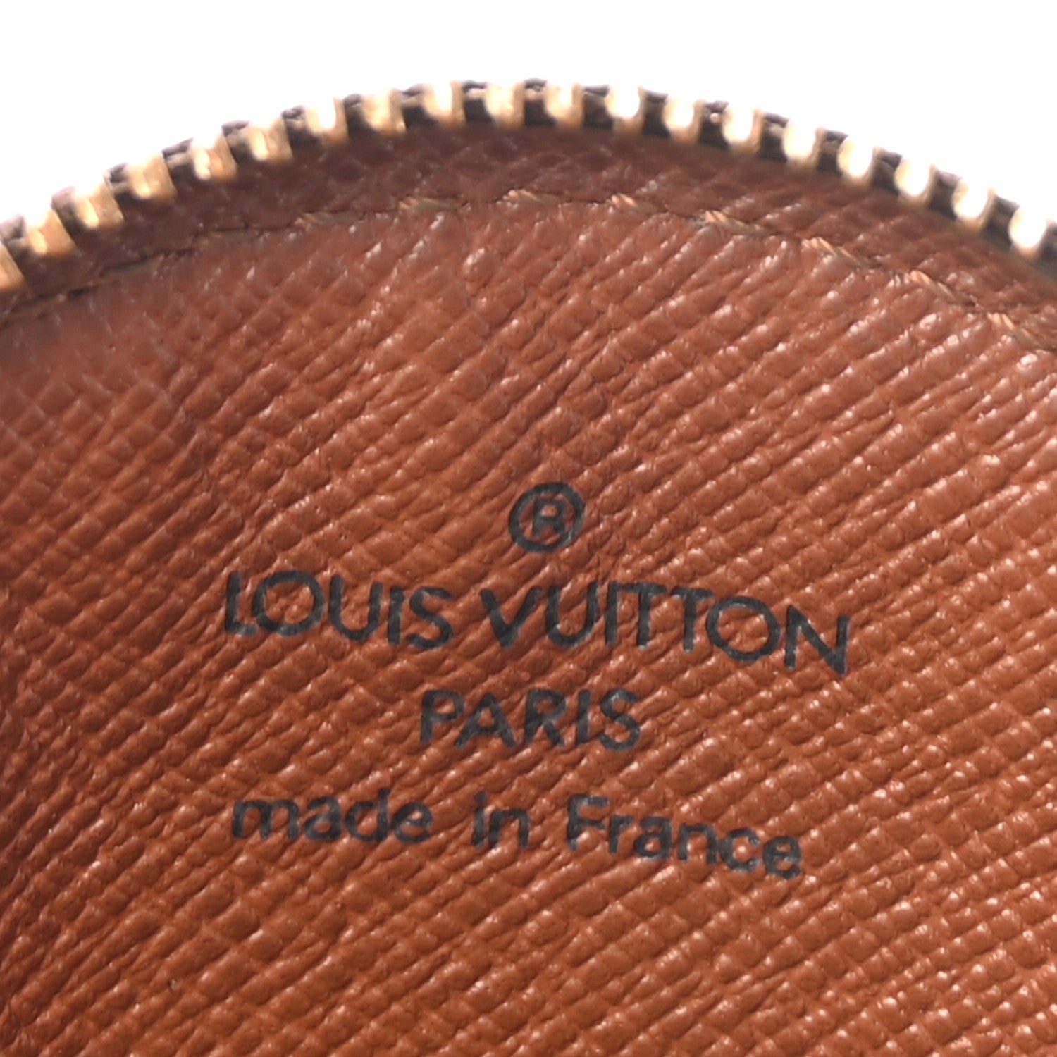 Monogram Round Coin Purse