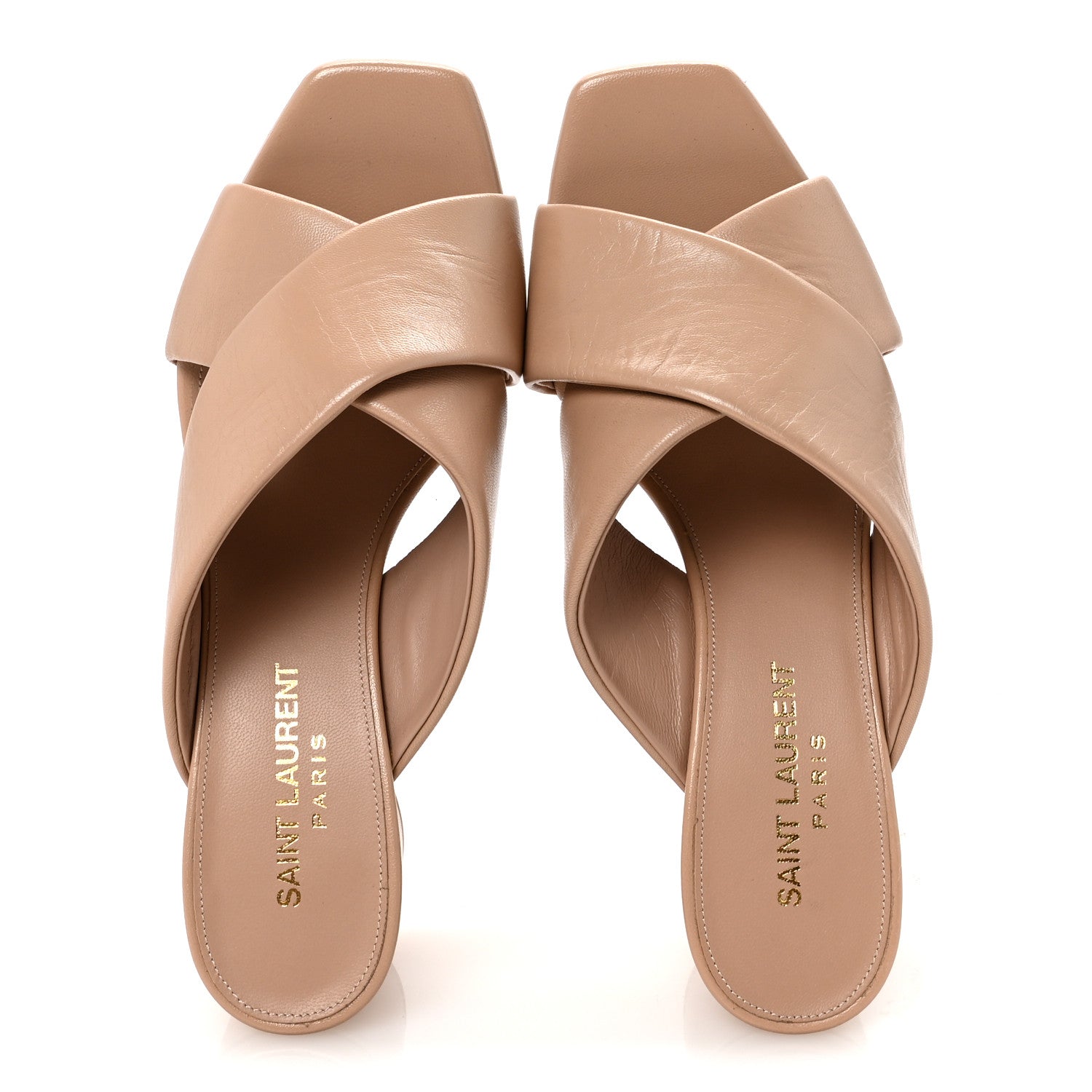 Calfskin LouLou 70 Mules 36 Nude