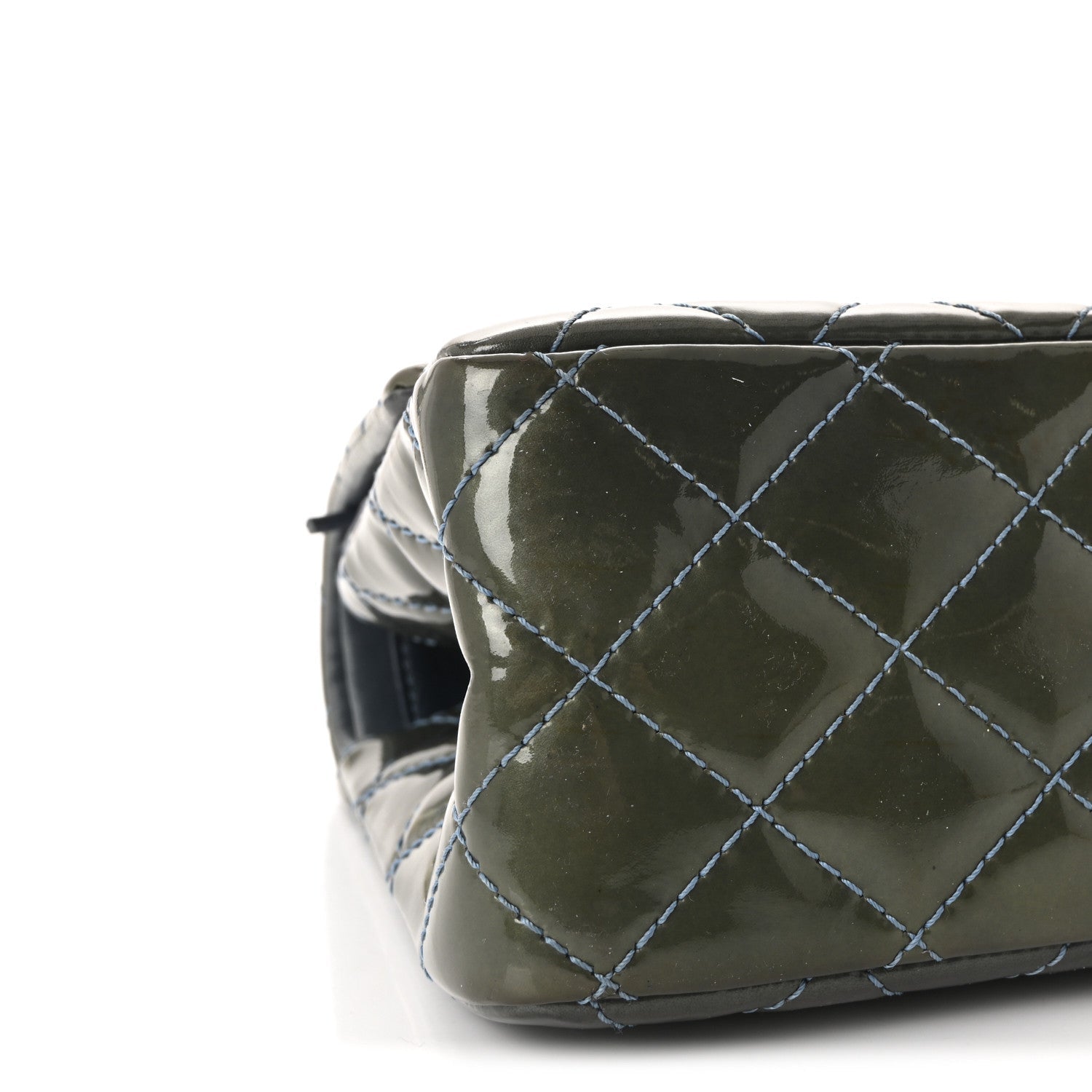 Patent Quilted 2.55 Reissue 226 Flap Blue