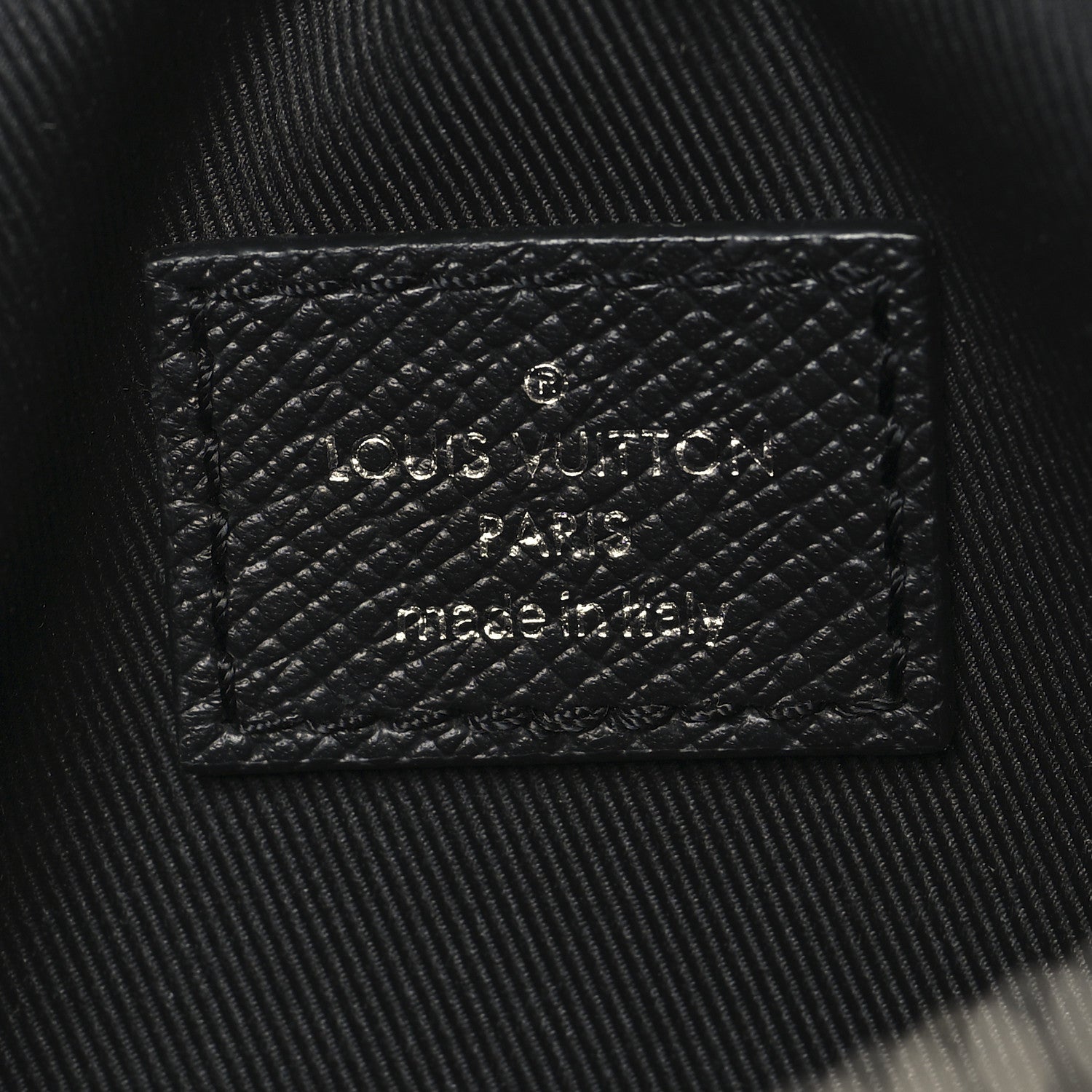 Taiga Monogram Outdoor Bumbag Black