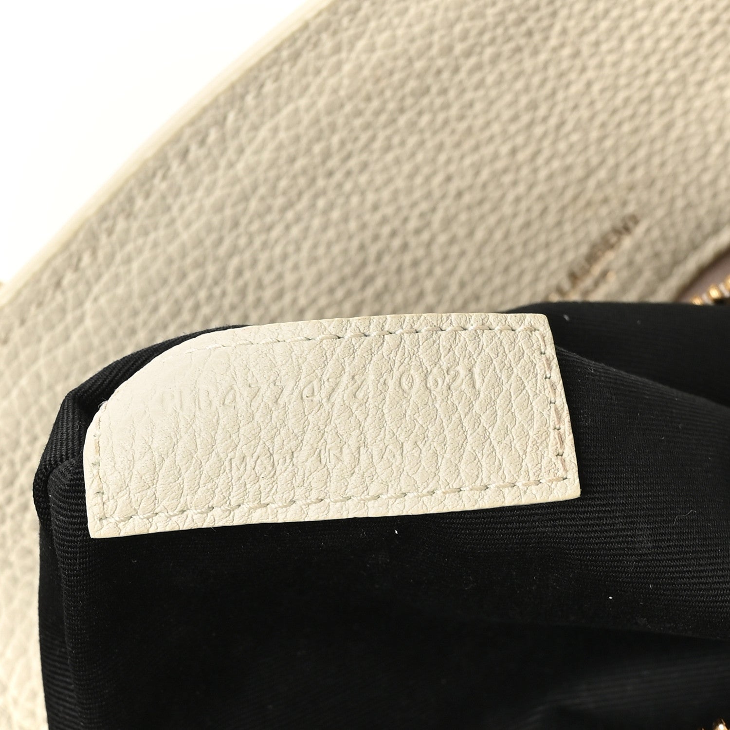 Grained Calfskin Baby Sac De Jour Souple Ivory