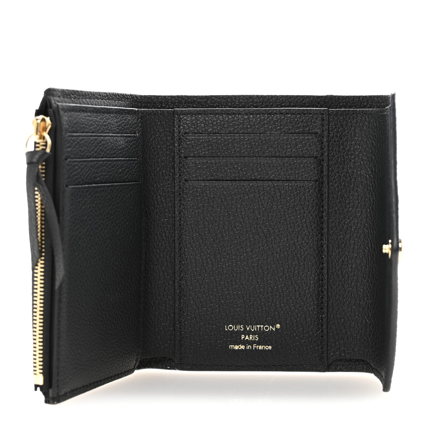 Empreinte Monogram Giant Victorine Wallet Black Beige