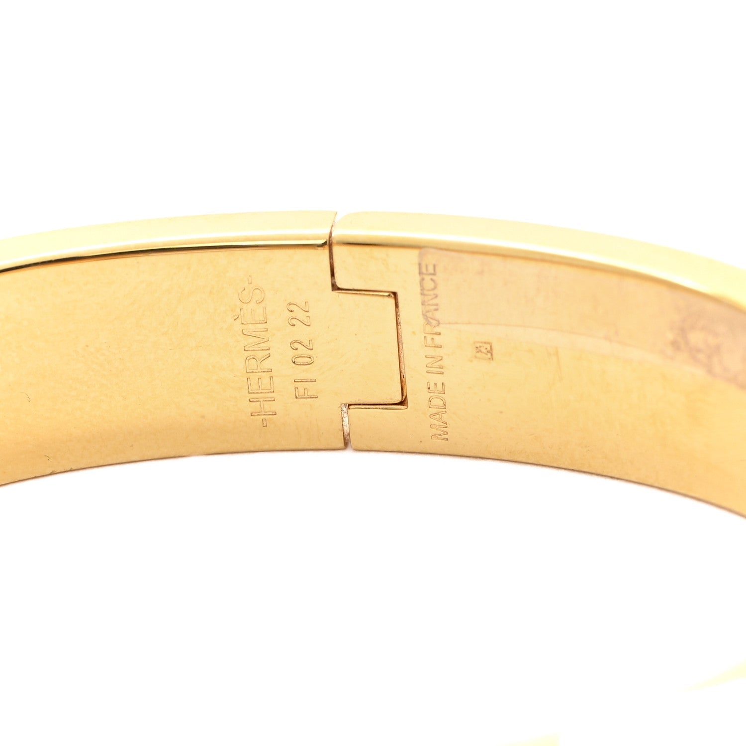 Enamel Narrow Clic Clac H Bracelet PM Chataigne