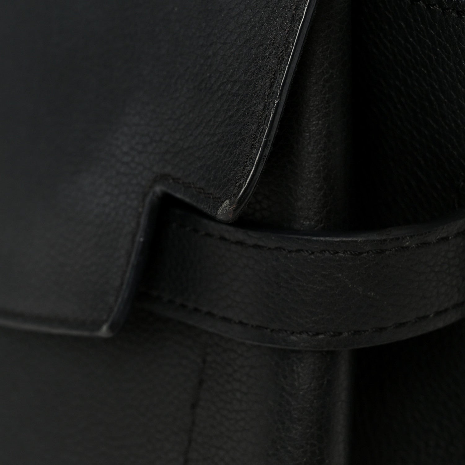 Soft Calfskin My Lockme Top Handle Black