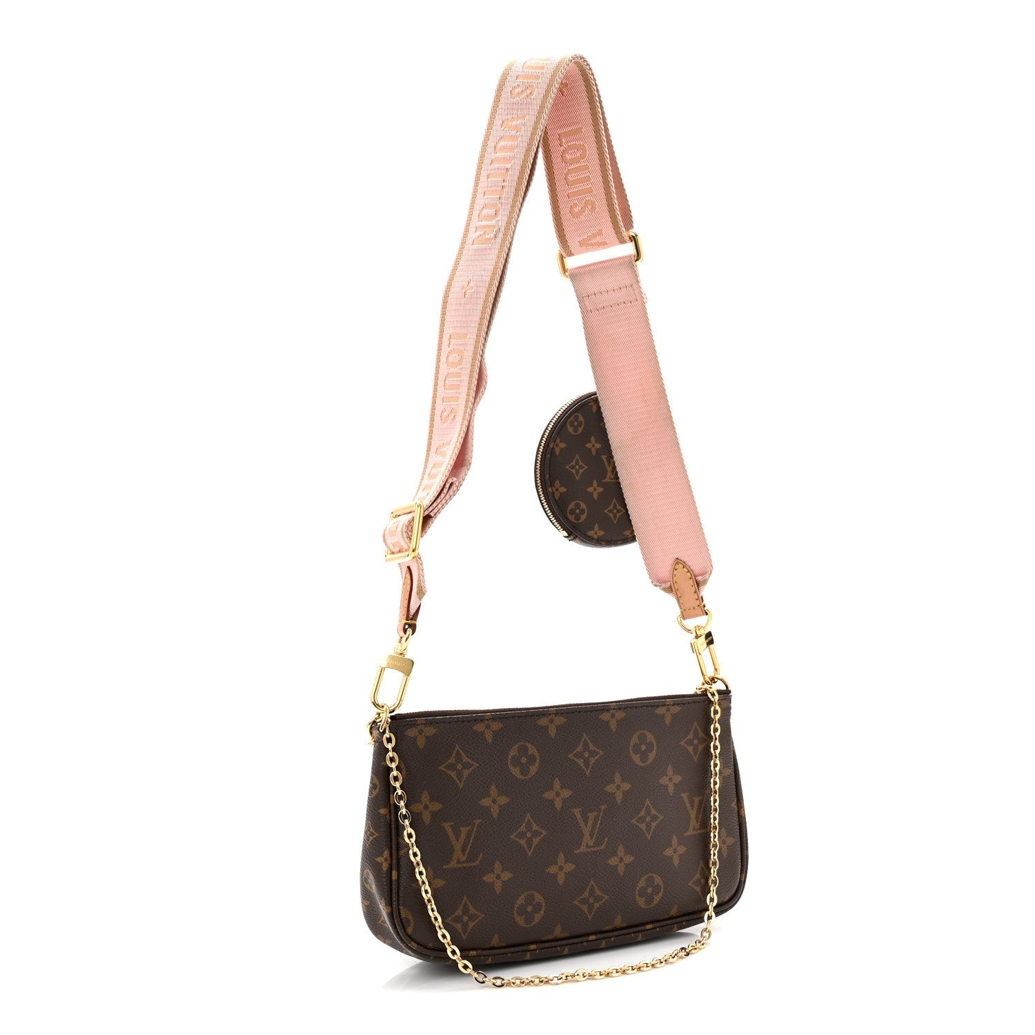 Monogram Multi Pochette Accessories Rose Clair