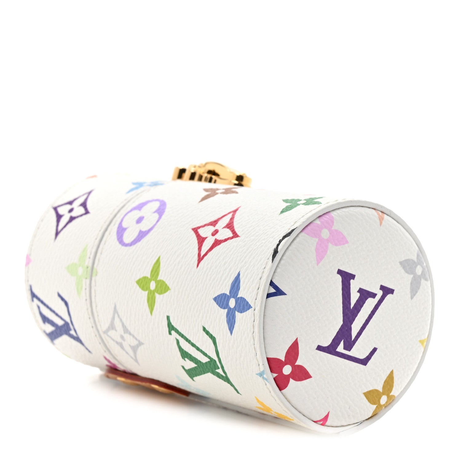 LV X TM Monogram Multicolor Fragrance Travel Case White