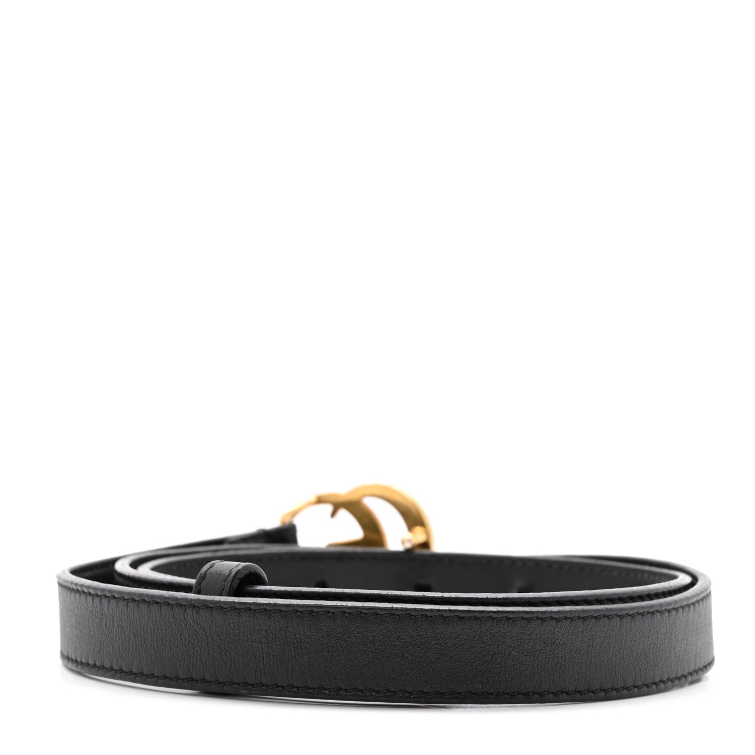 Calfskin Double G 20mm Belt 85 34 Black