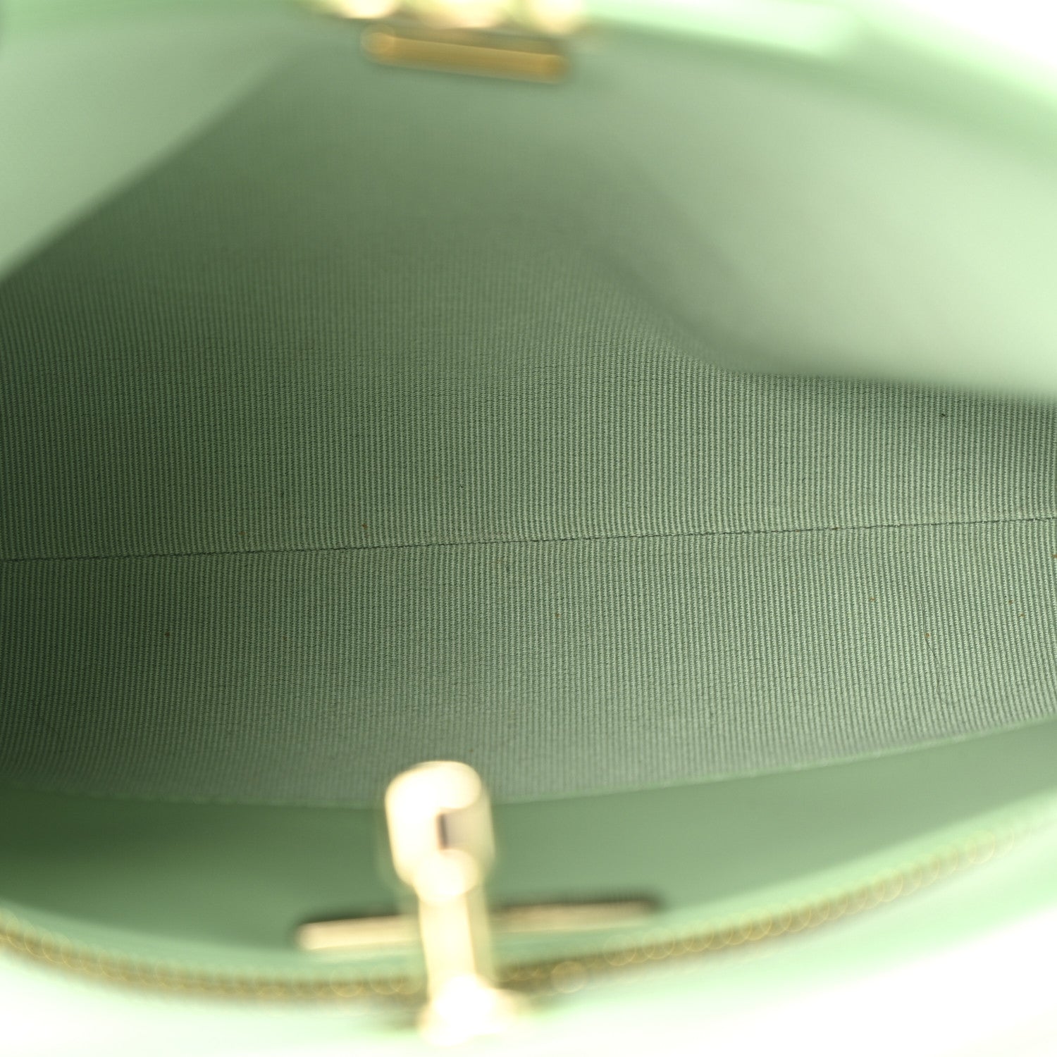 Shiny Lambskin Quilted Mini 31 Shopping Bag Light Green