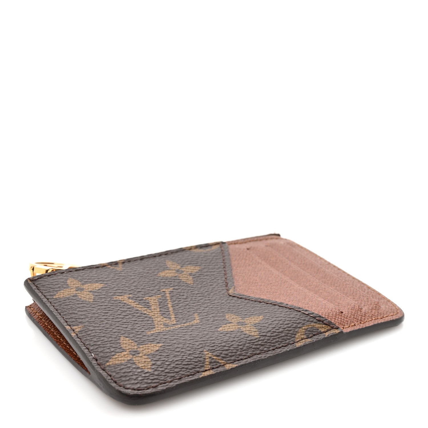 Monogram Zipped Romy Card Holder