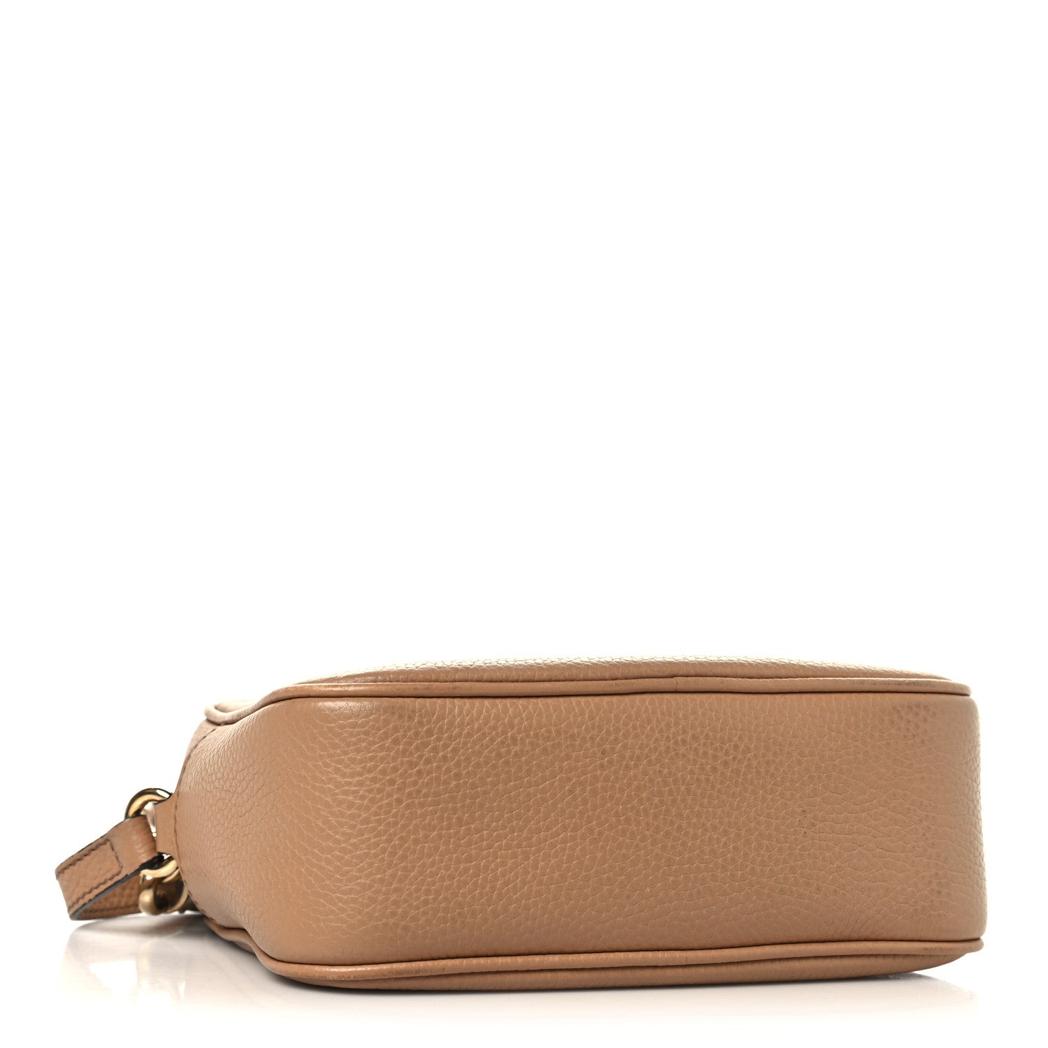 Pebbled Calfskin Small Soho Disco Bag Camelia