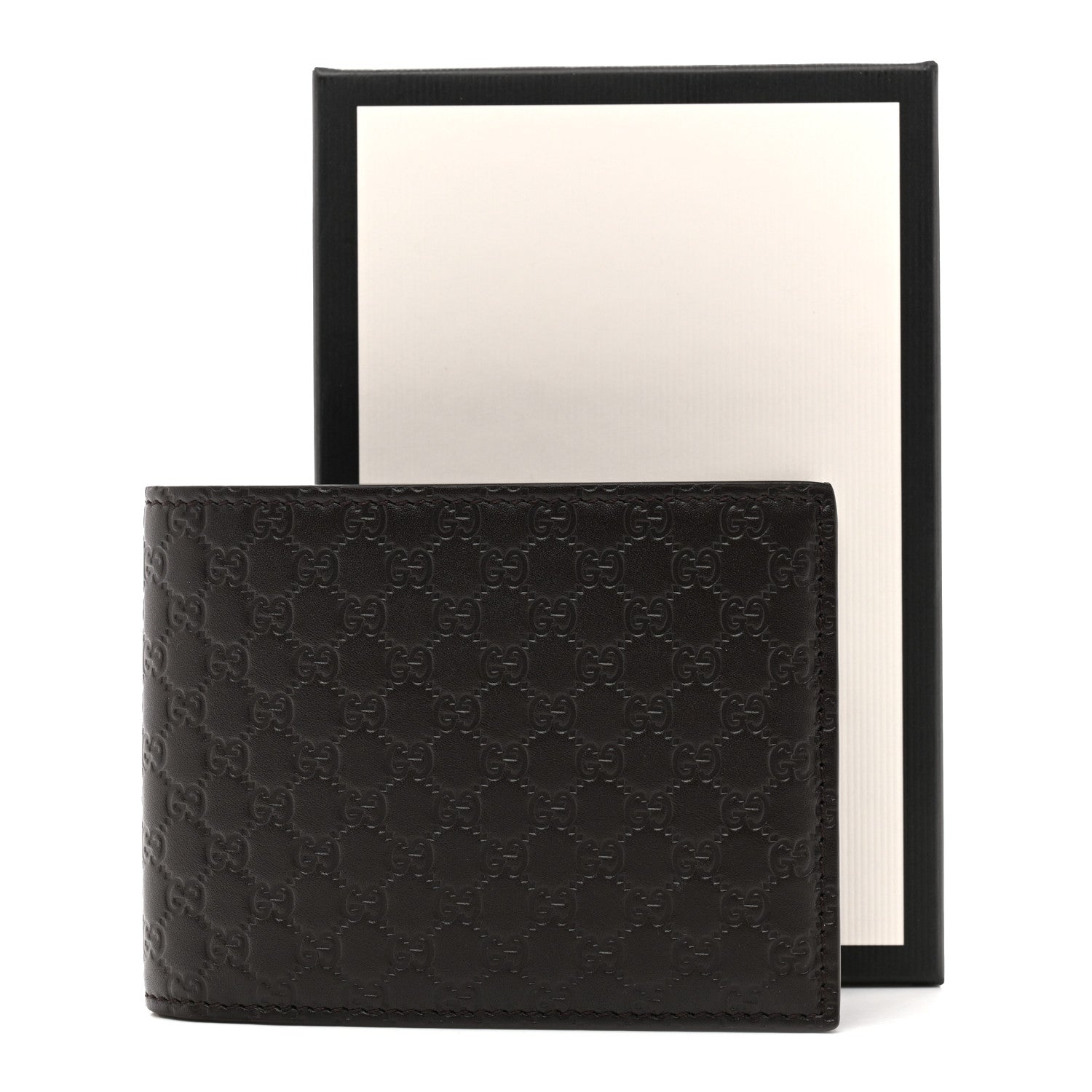 Micoguccissima Bi-Fold Wallet Brown