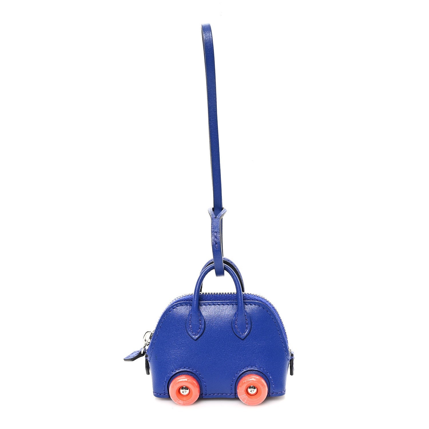 Chevre Mysore Bolide On Wheels Bag Charm Bleu Electrique