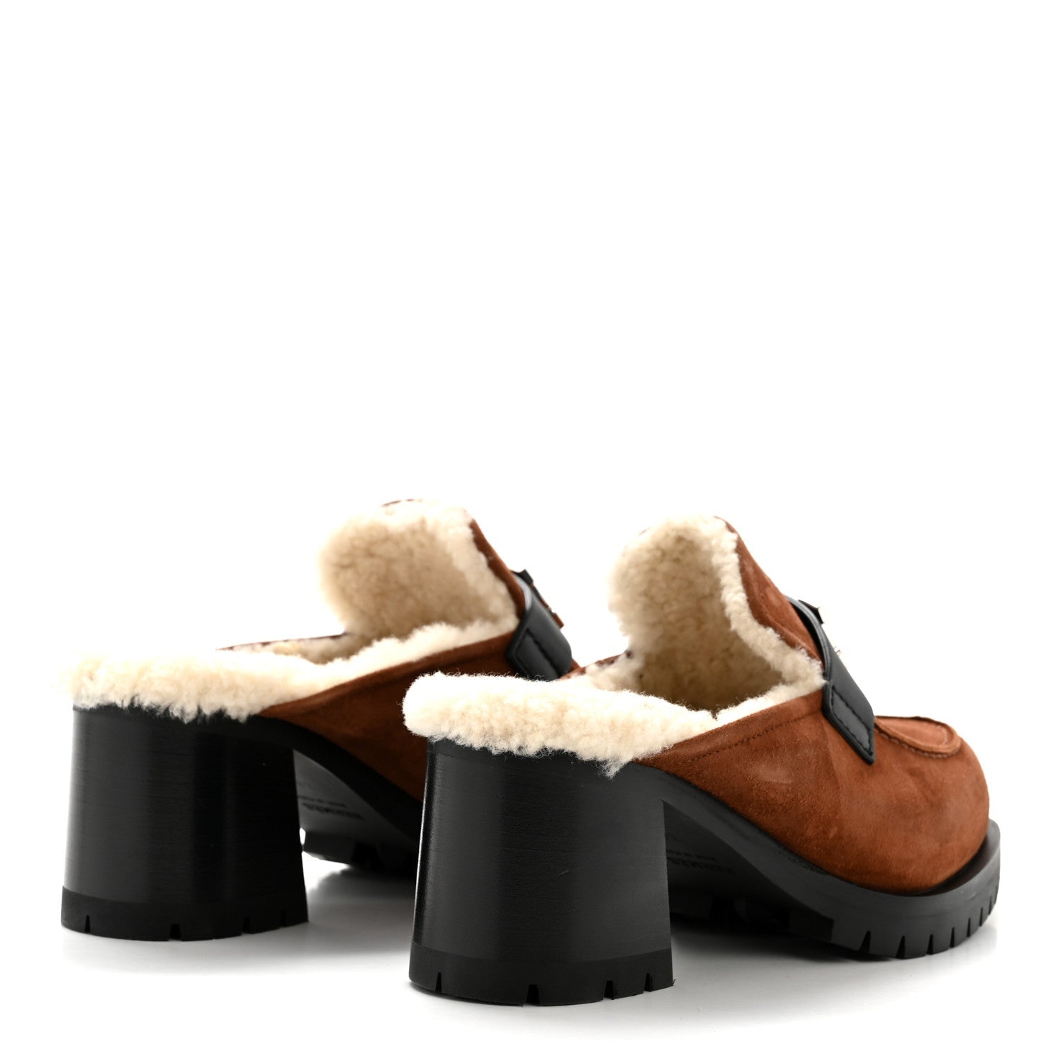 Suede Goatskin Woolskin Flore 60 Mules 36 Multico 36.5 Gold
