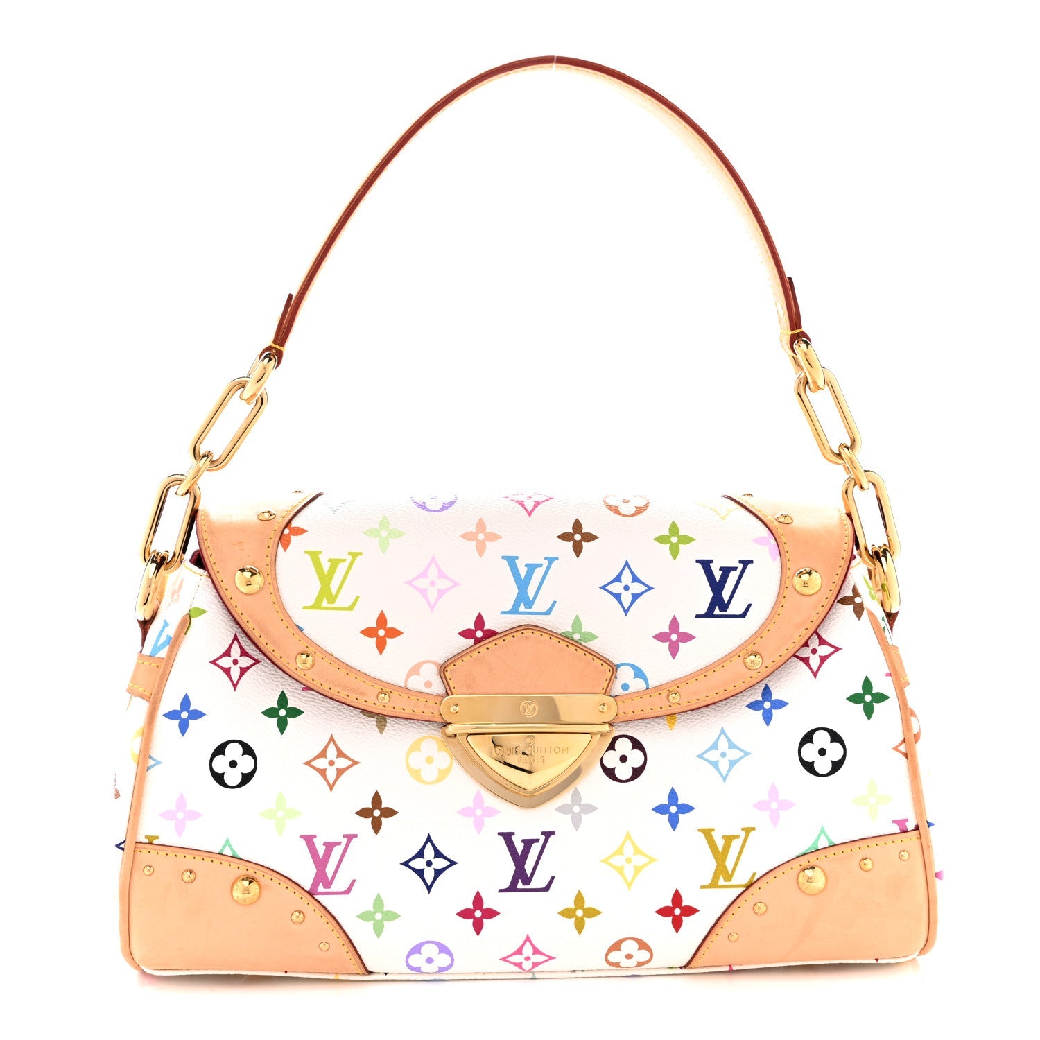 Monogram Multicolor Beverly MM White