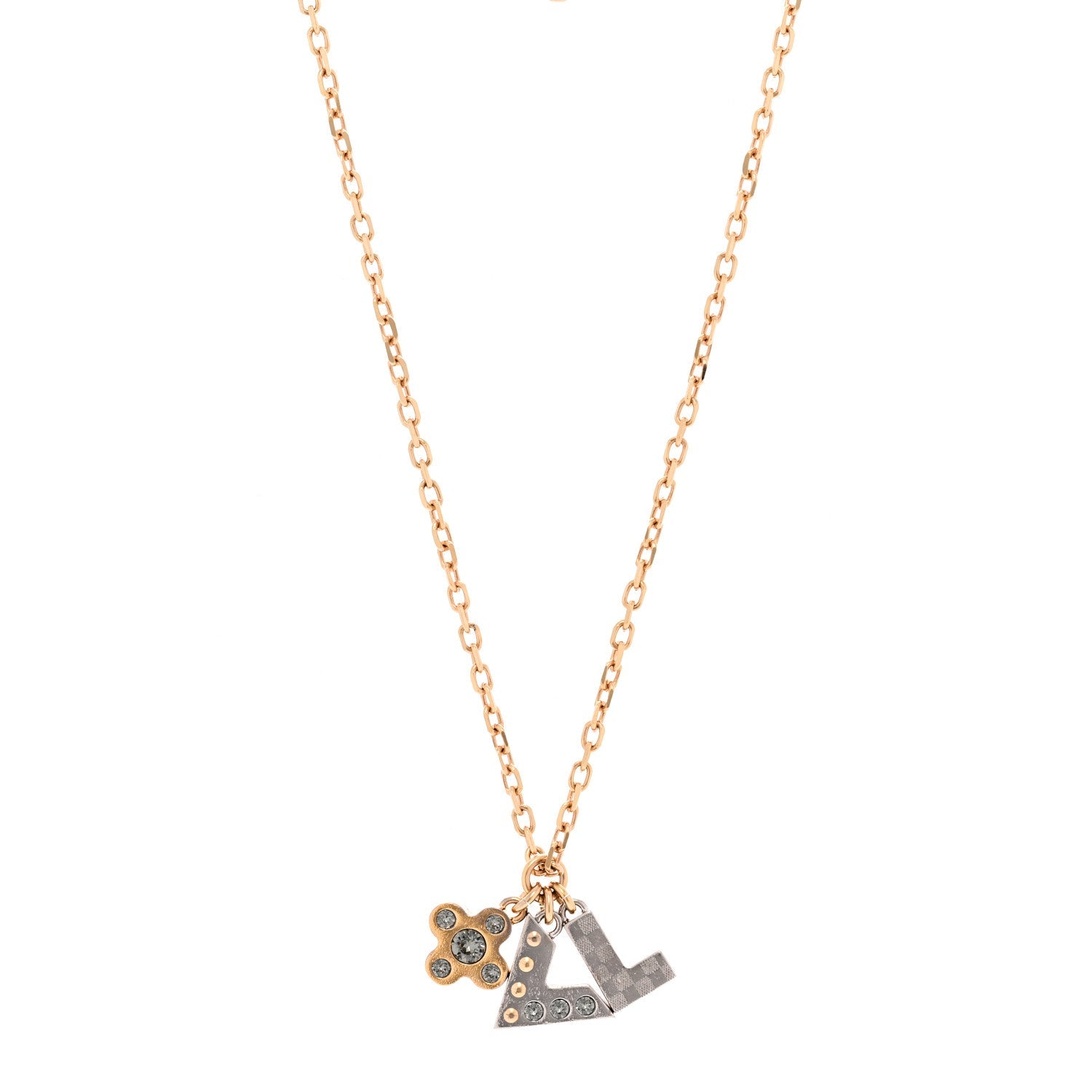 Love Letters Pendant Necklace Gold