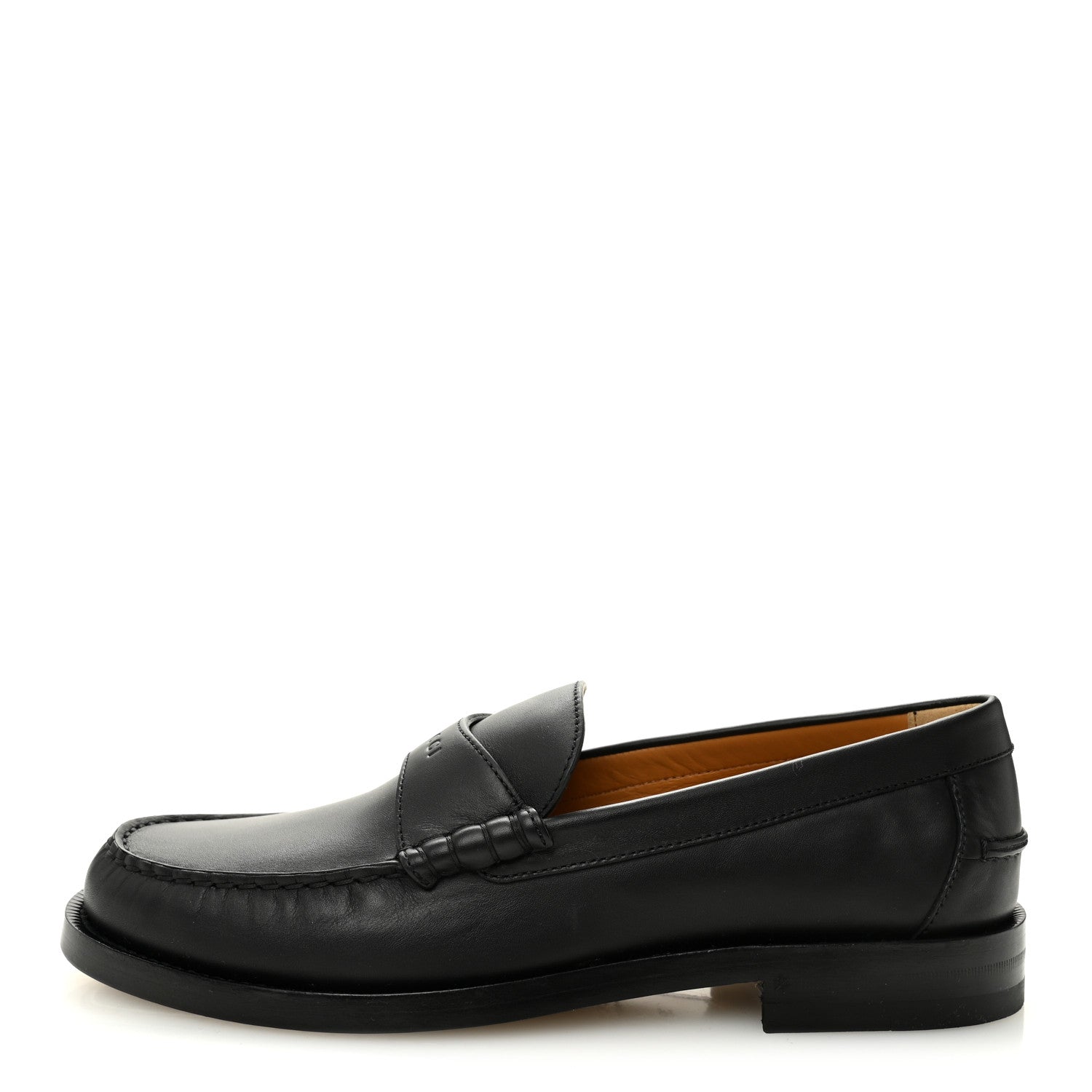 Calfskin Miro Soft Womens Mocassin Loafers 39 Black