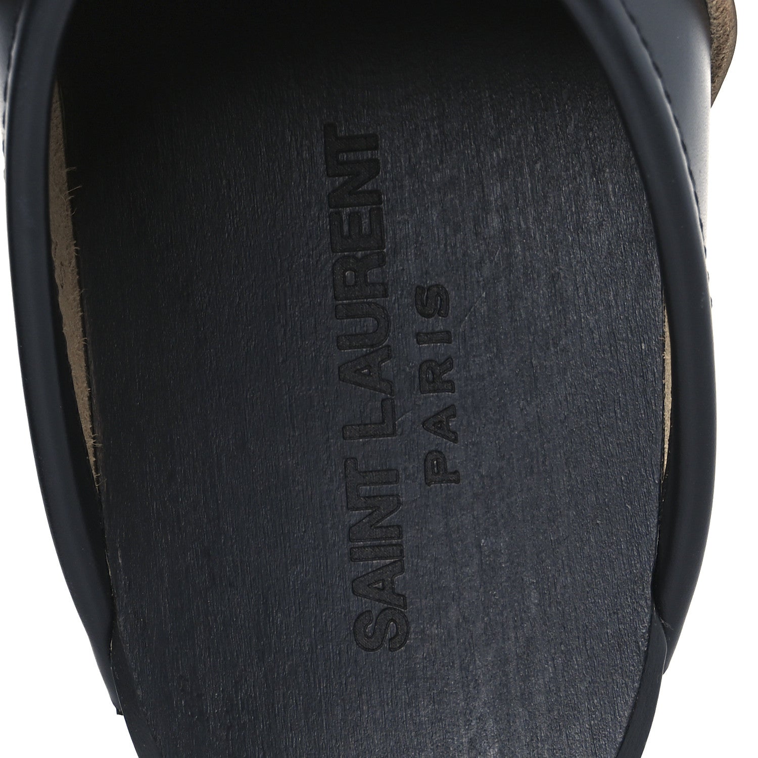 Smooth Calfskin Le Maillon Clogs 37 Black